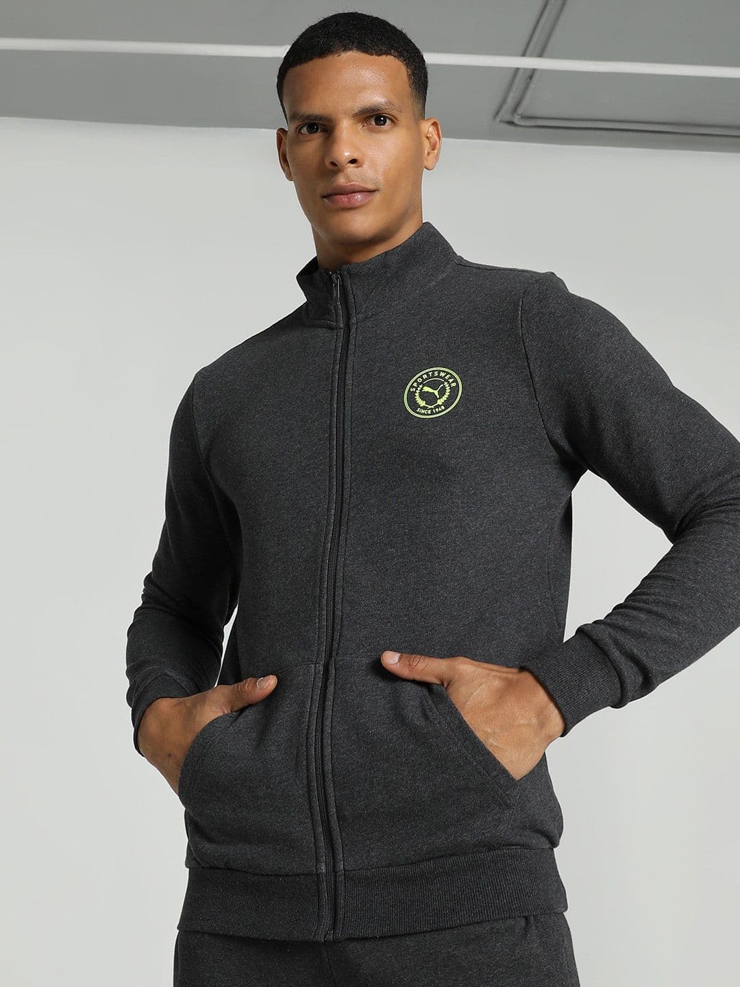 Puma Men Varsity Graphic Full-Zip Sweat Jacket - view 1