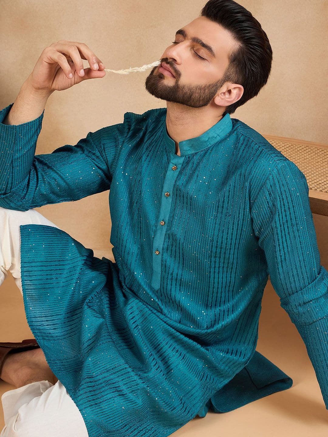 HERE&NOW Men Liva Kurta - view 1