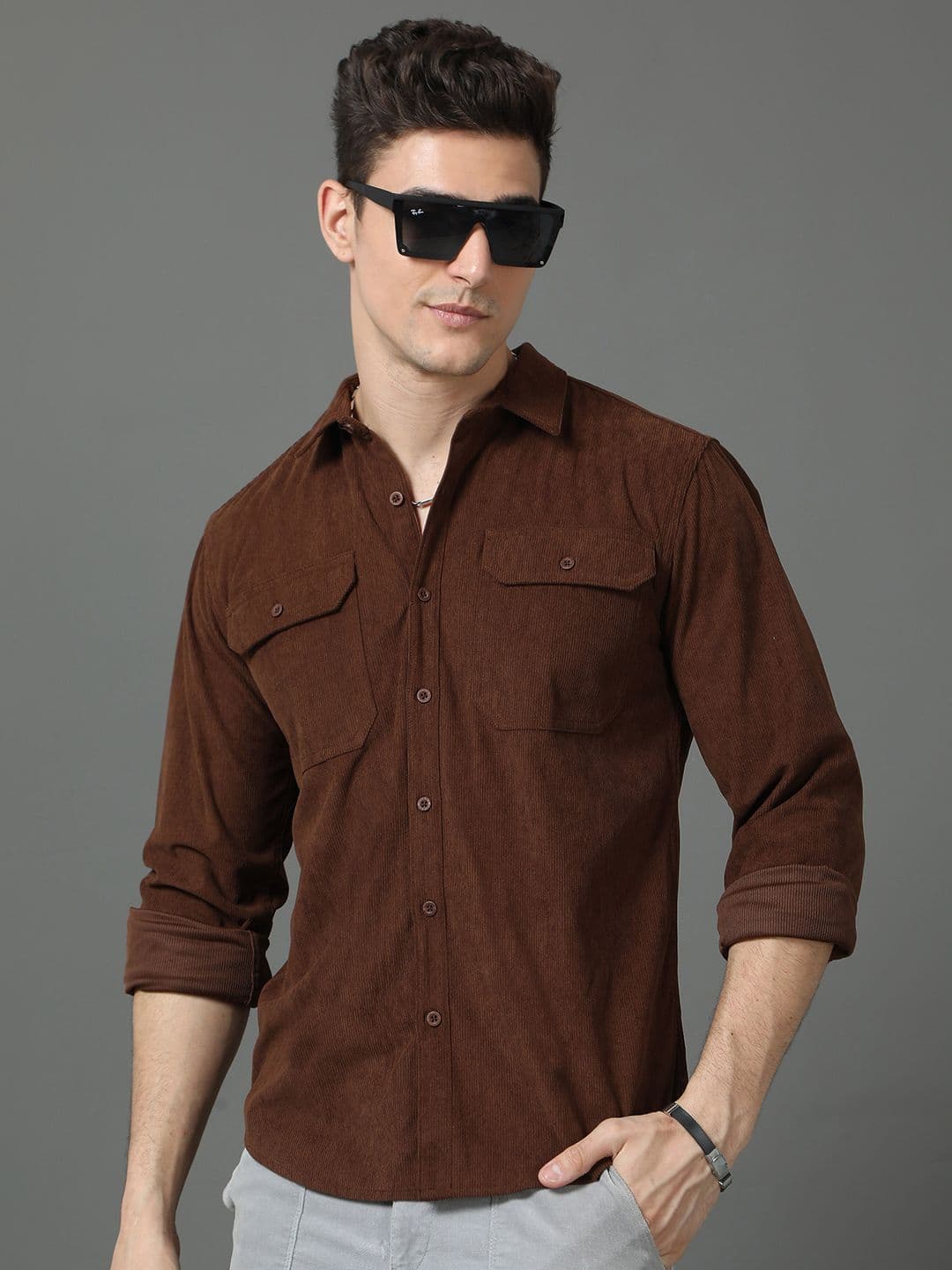 HERE&NOW Men Opaque Casual Shirt - view 1