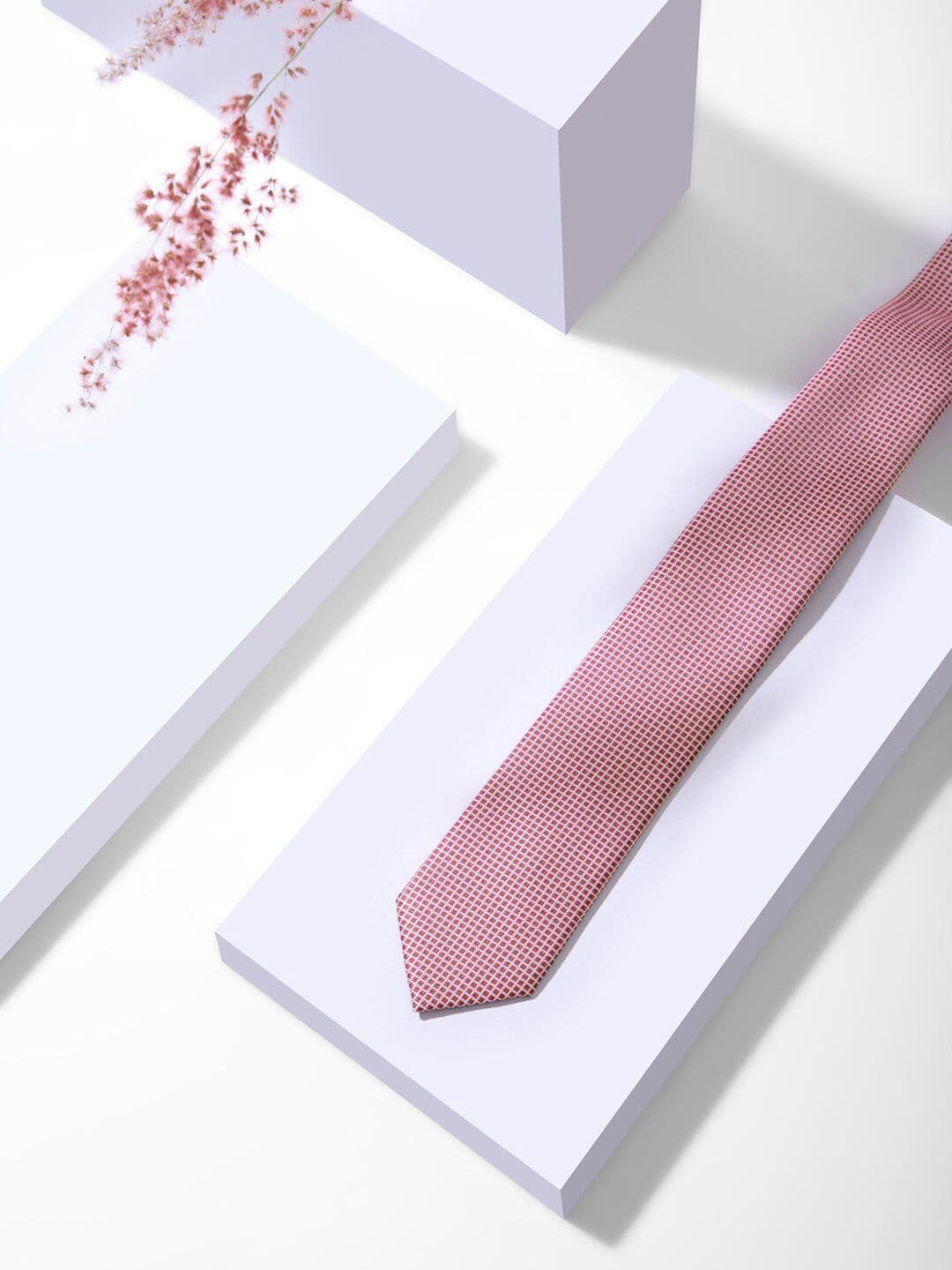 Louis Philippe Men Checked Broad Tie - view 1