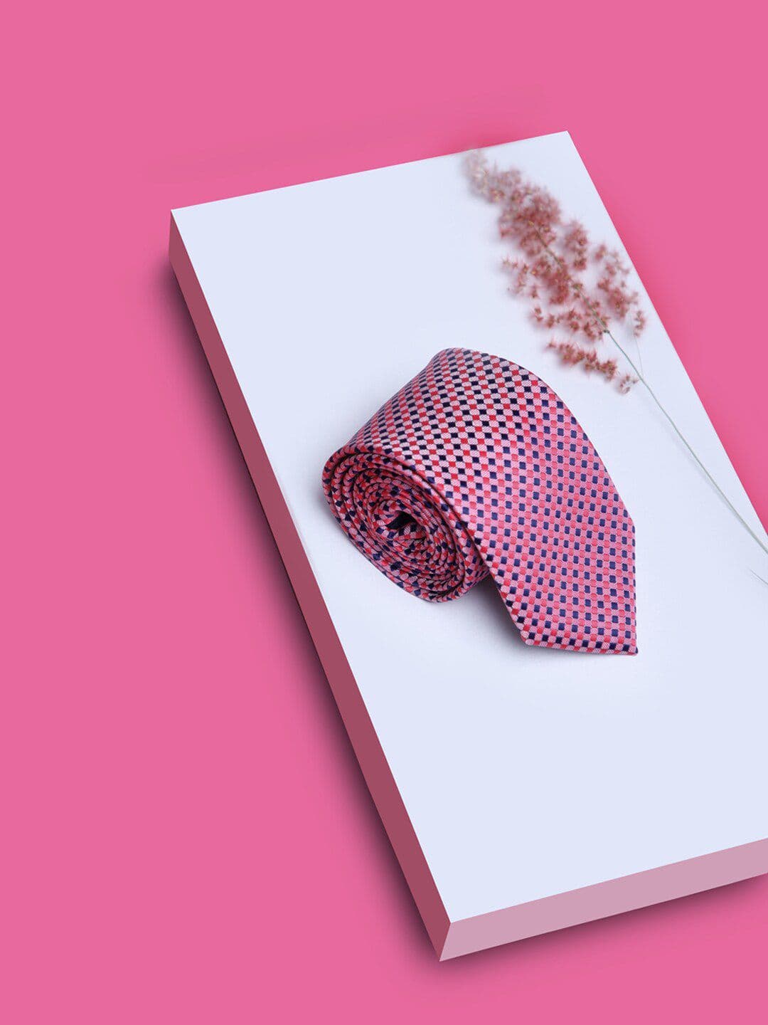 Louis Philippe Men Woven Design Broad Tie - view 1