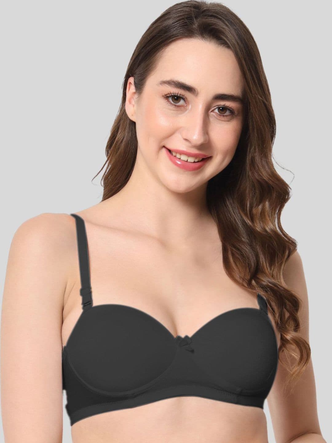 BEWILD Lightly Padded Half Demi Coverage Push-Up Bra With All Day Comfort - view 1