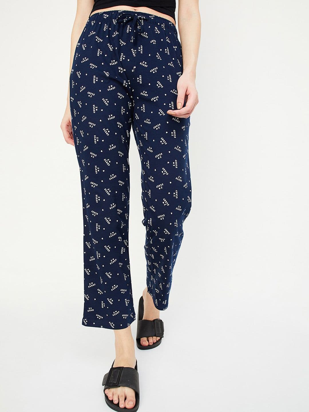 max Printed Pure Cotton Lounge Pants - view 1