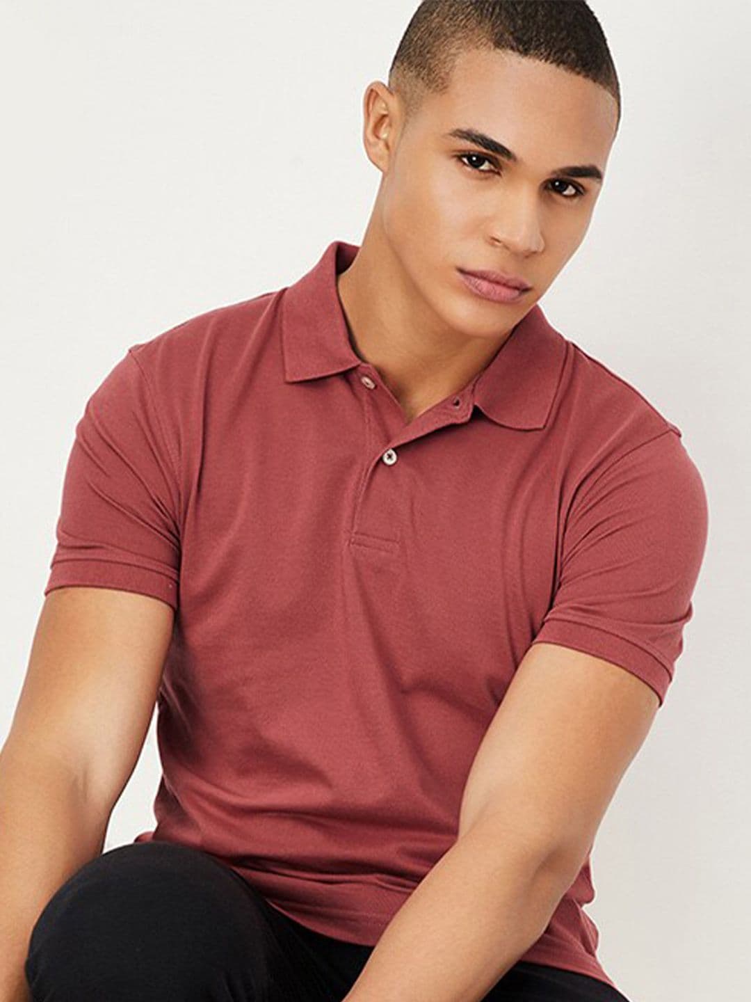 max Round Neck Cotton T-shirt - view 1