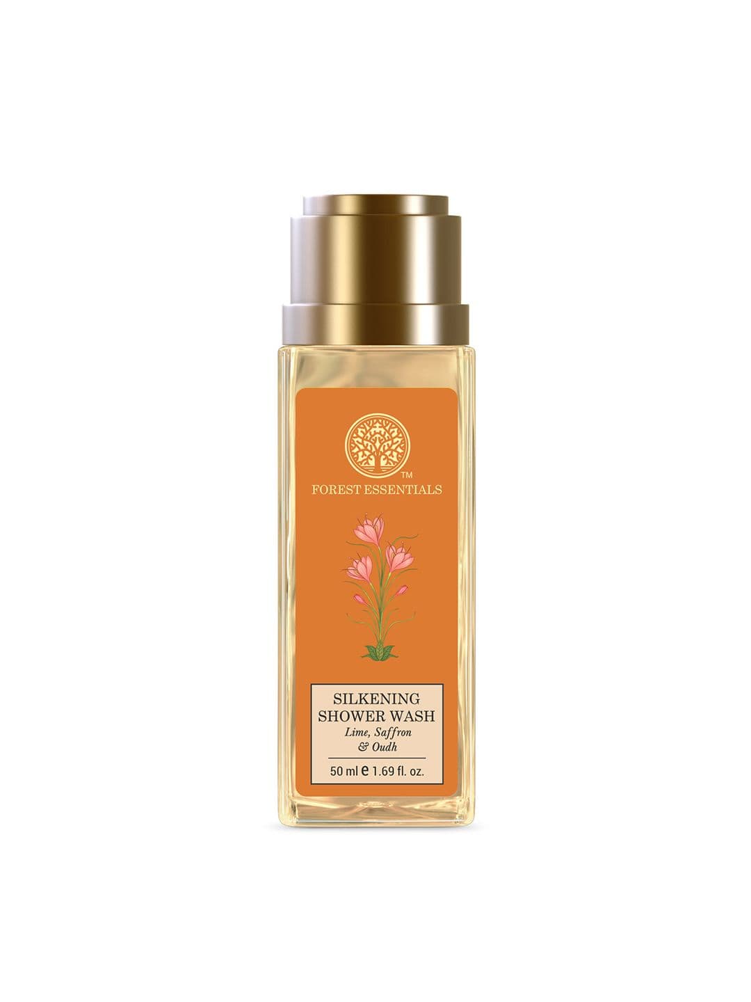 Forest Essentials Lime Saffron & Oudh Travel Size Silkening Shower Wash - 50ml - view 1