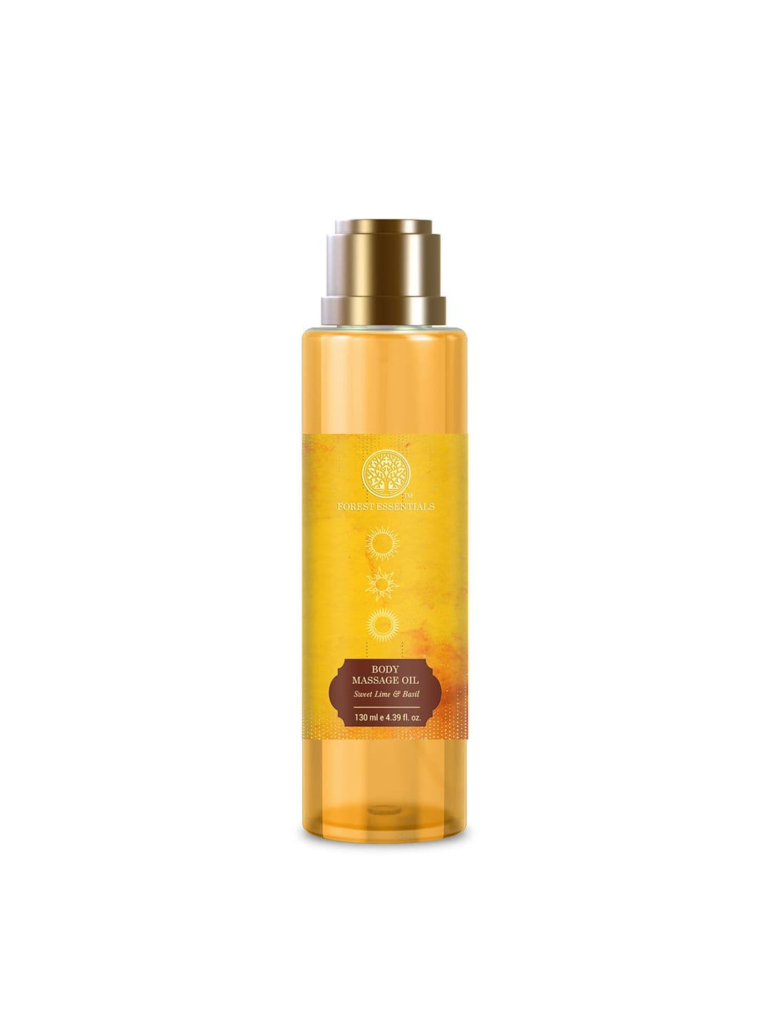 Forest Essentials Sweet Lime & Basil Body Massage Oil For Moisture & Nourishment - 130ml - view 1