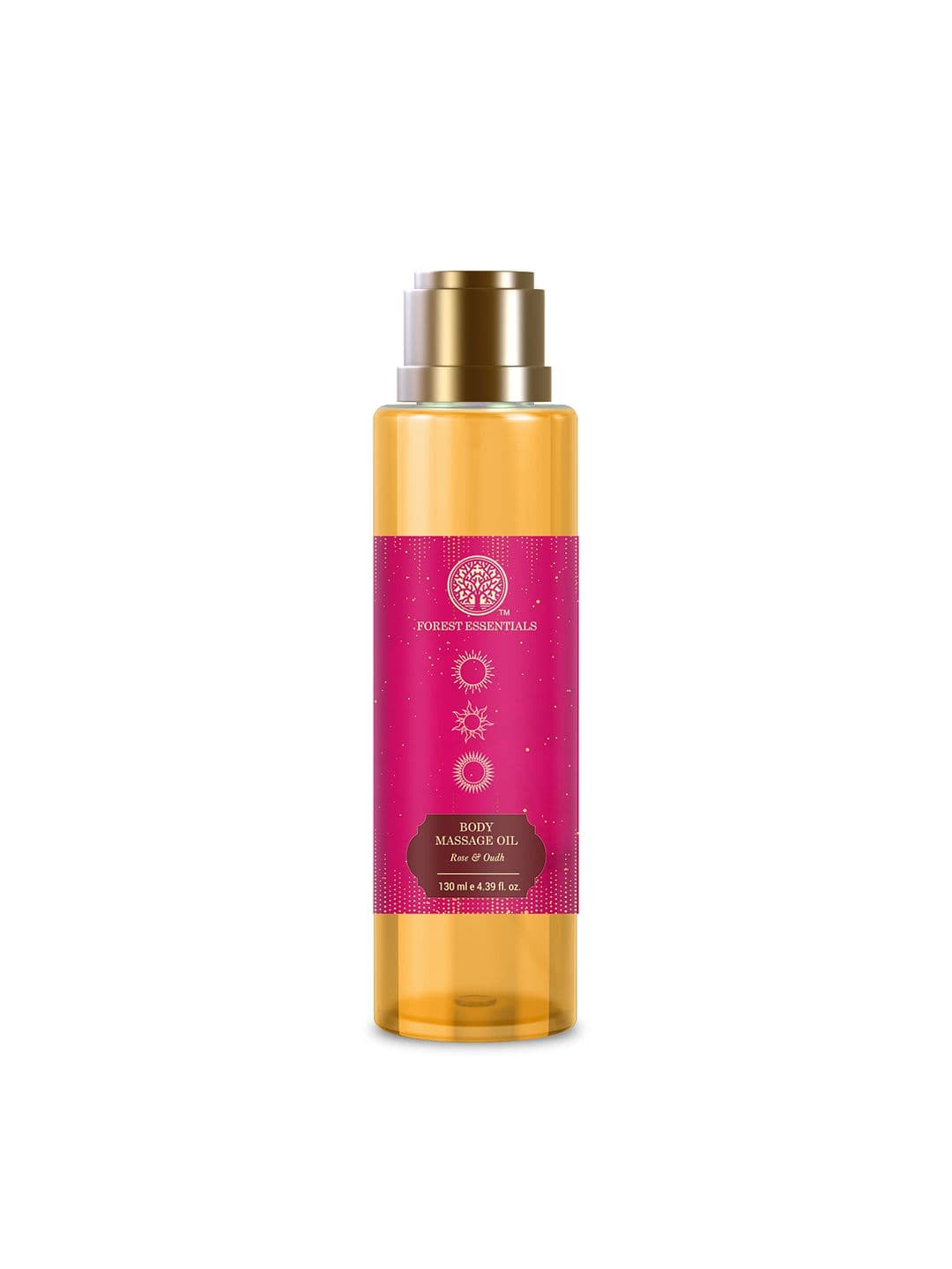 Forest Essentials Rose & Oudh Body Massage Oil For Moisture & Nourishment - 130ml - view 1