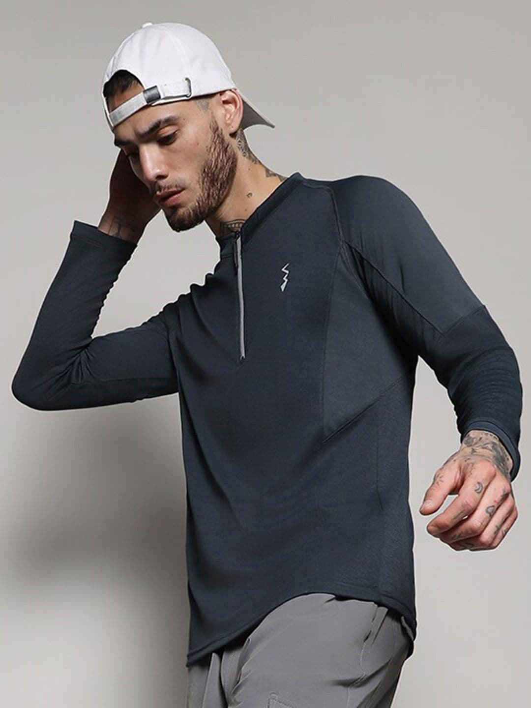 CAHOOT Men Henley Neck Pockets T-shirt - view 1