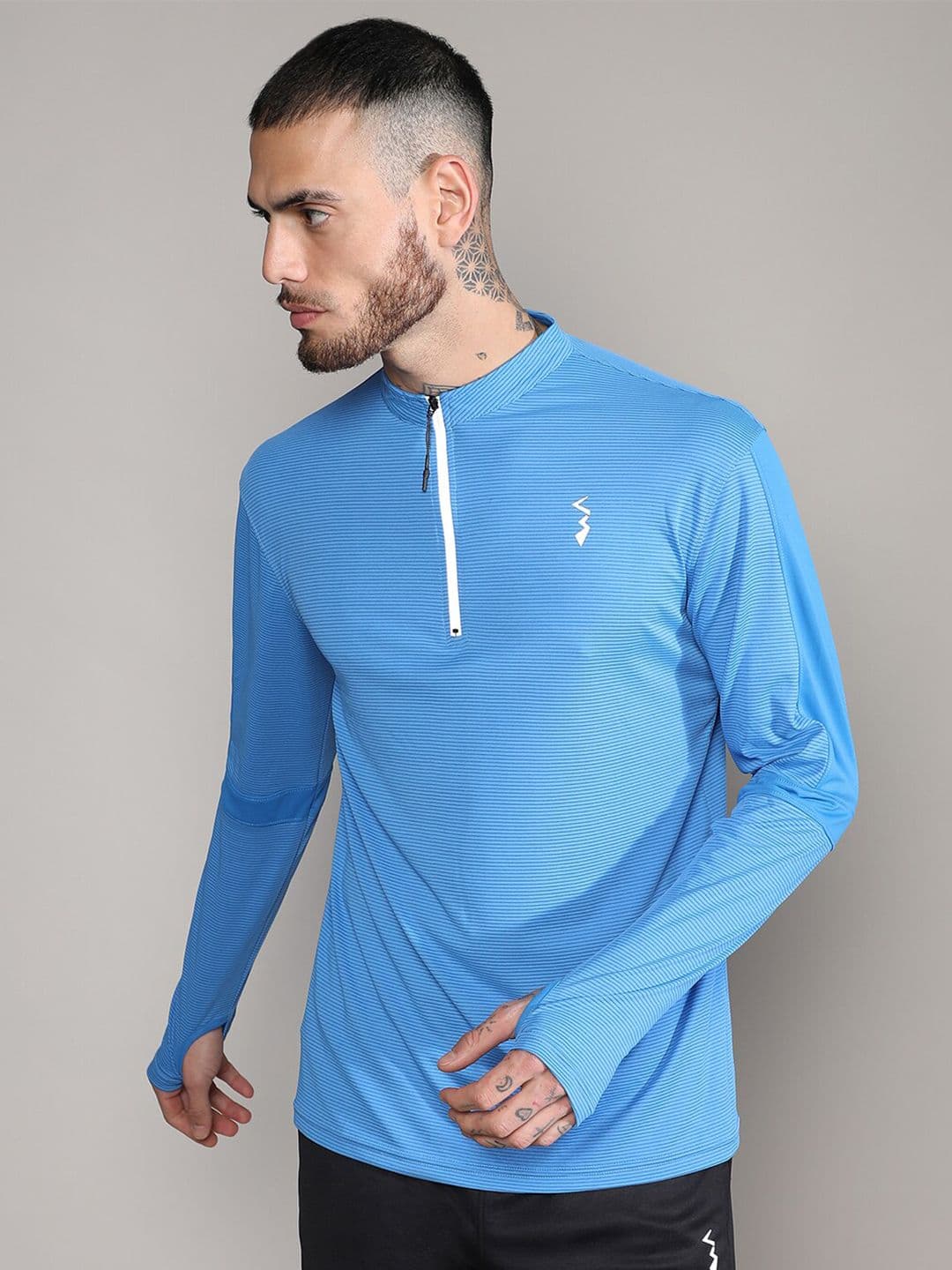 CAHOOT Men Mandarin Collar Applique T-shirt - view 1