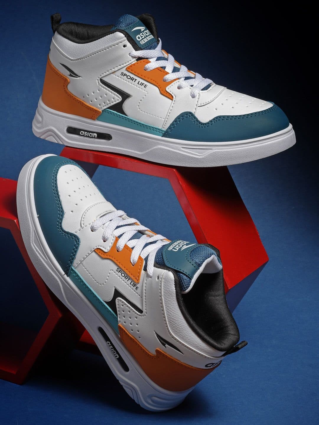 ASIAN Men Colourblocked Sneakers - view 1