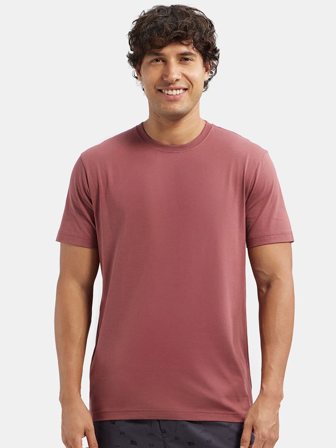 Jockey Super Combed Cotton Rich Round Neck Half Sleeve Tshirt-2714 - view 1