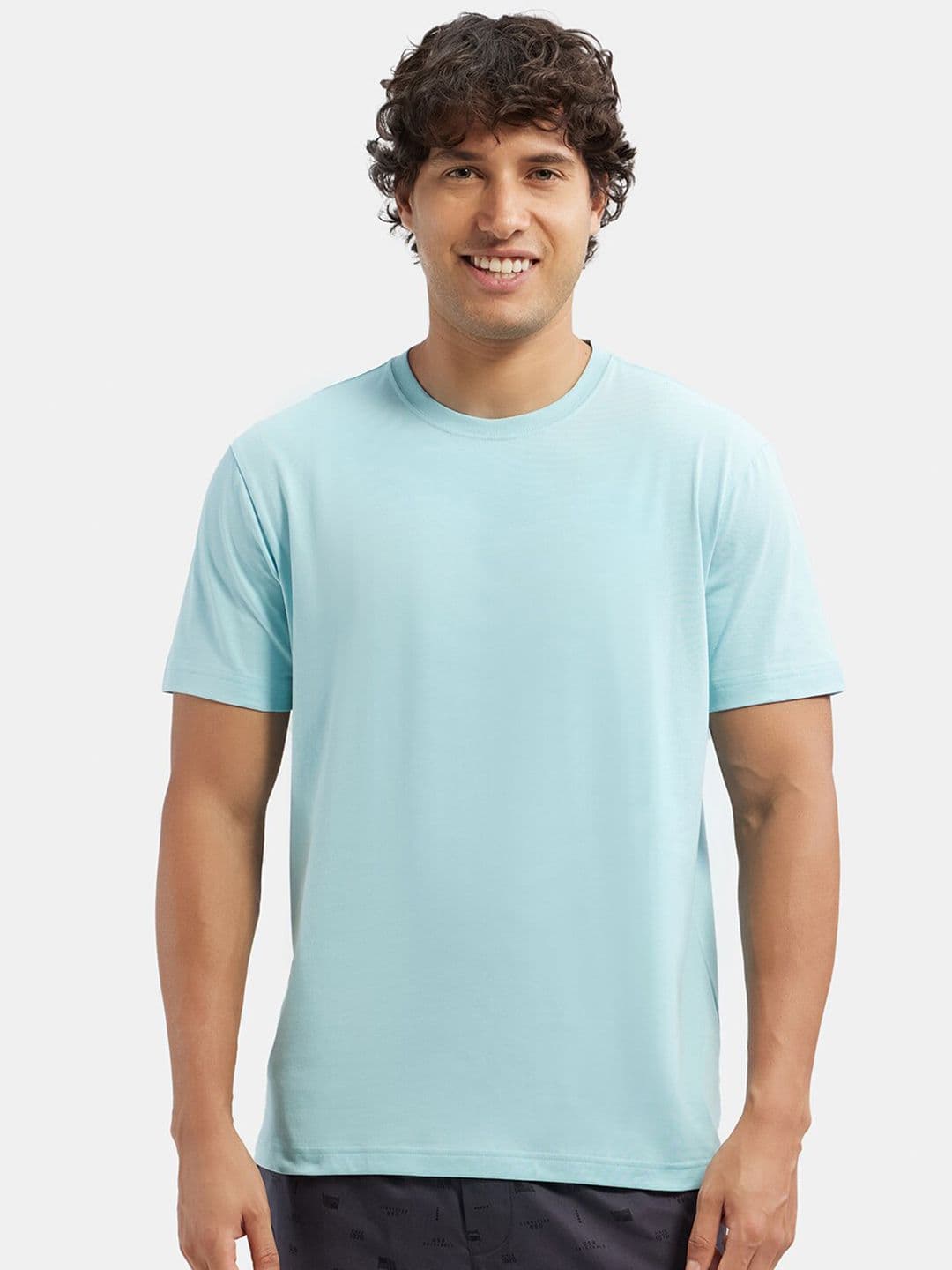 Jockey Super Combed Cotton Rich Round Neck Half Sleeve Tshirt-2714 - view 1