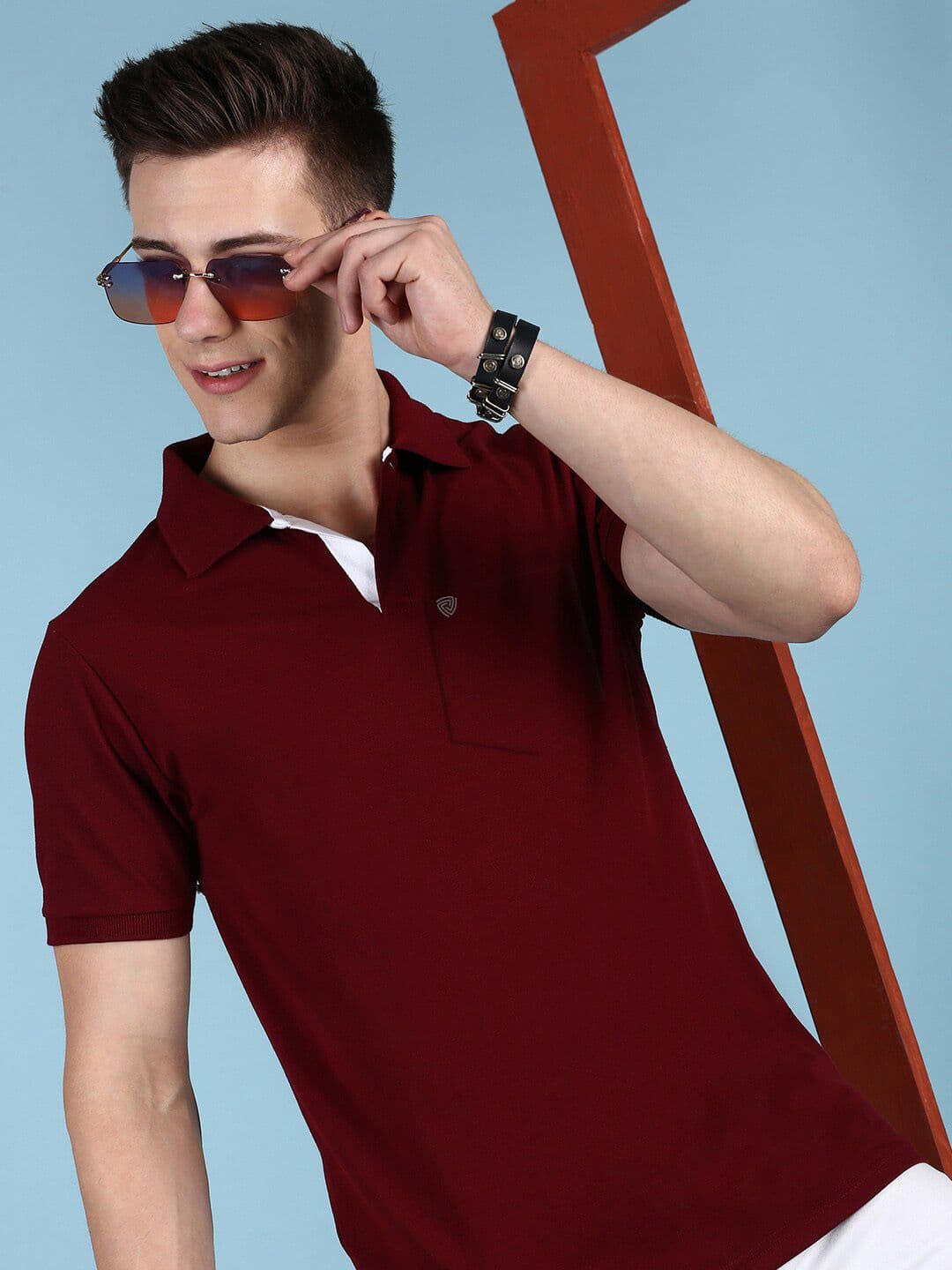 Lux Cozi Polo Collar Short Sleeves T-shirt - view 1
