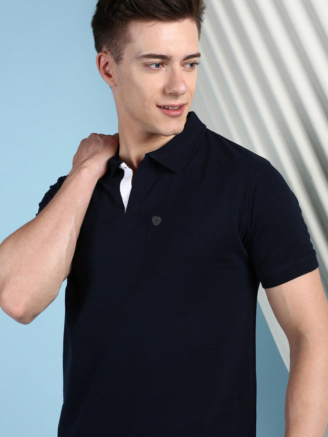 Lux Cozi Polo Collar Short Sleeves Casual T-shirt - view 1