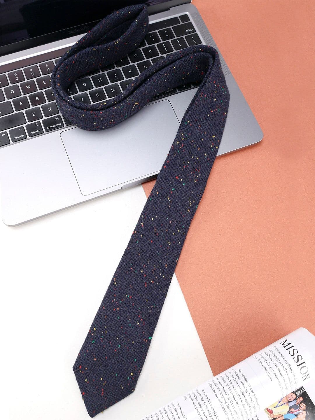 Alvaro Castagnino Men Printed Cotton Skinny Tie - view 1