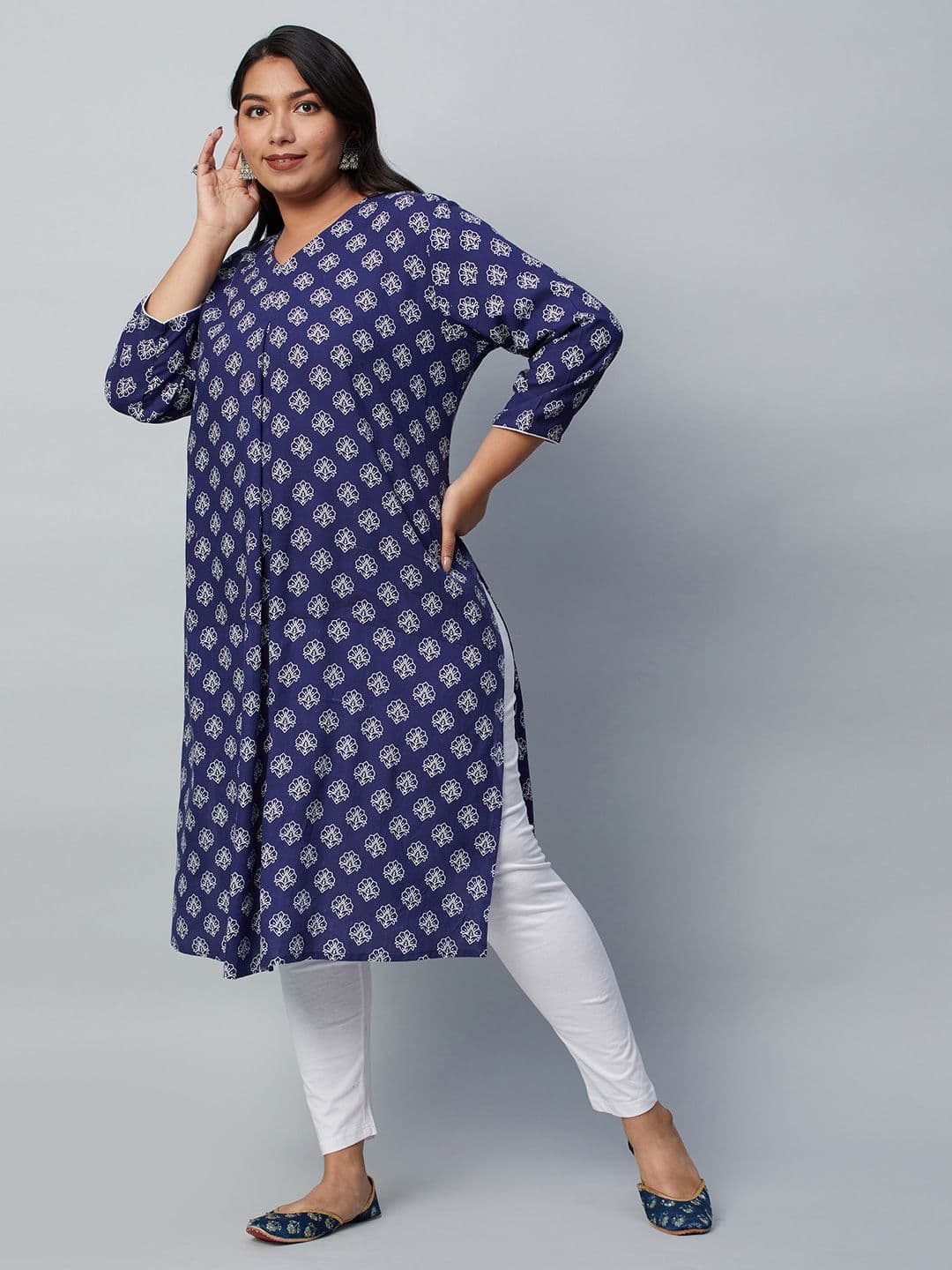 Big Hello - The Plus Life Women Sequinned Kurta - view 1