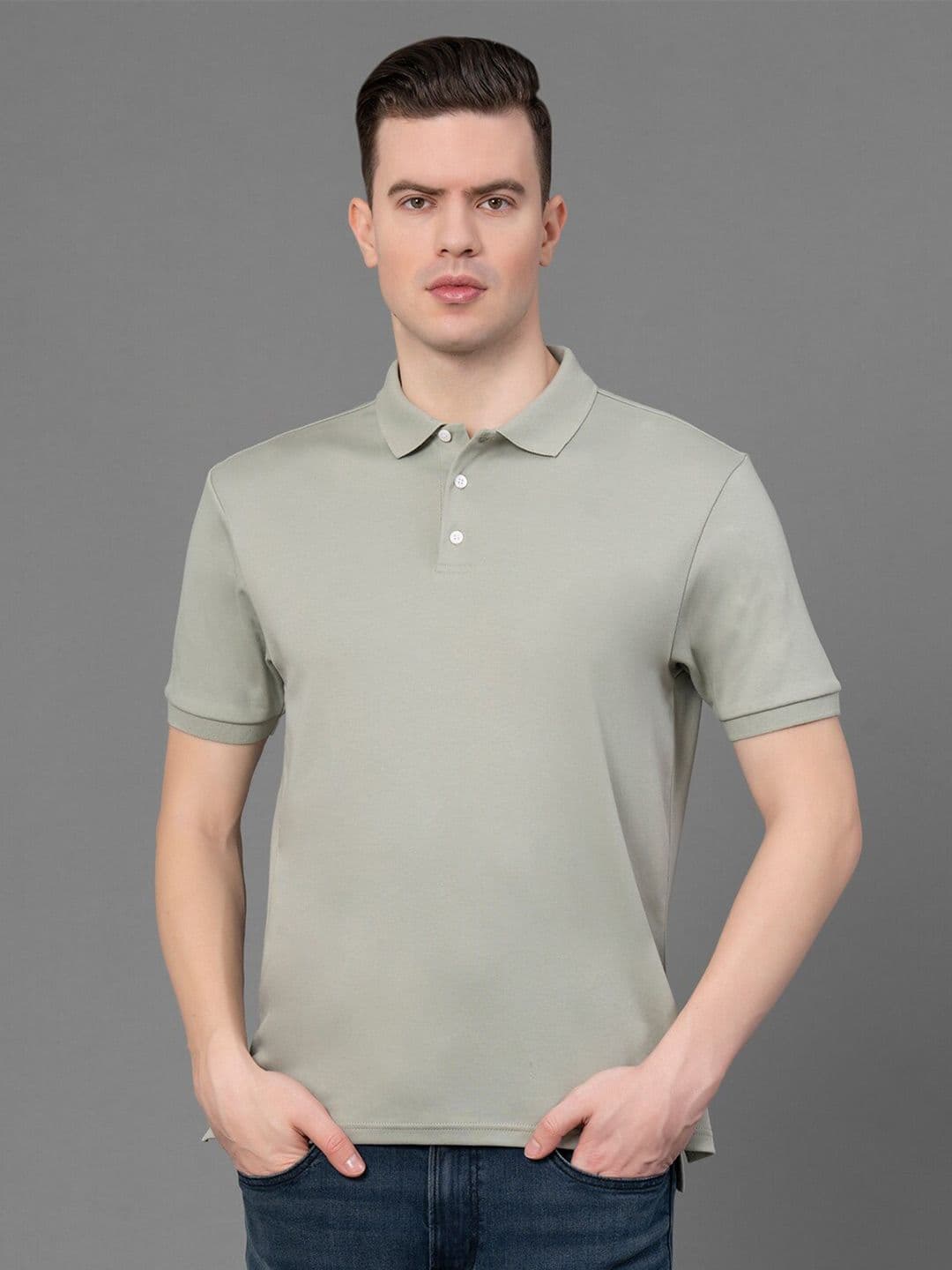Red Tape Polo Collar Pure Cotton T-shirt - view 1