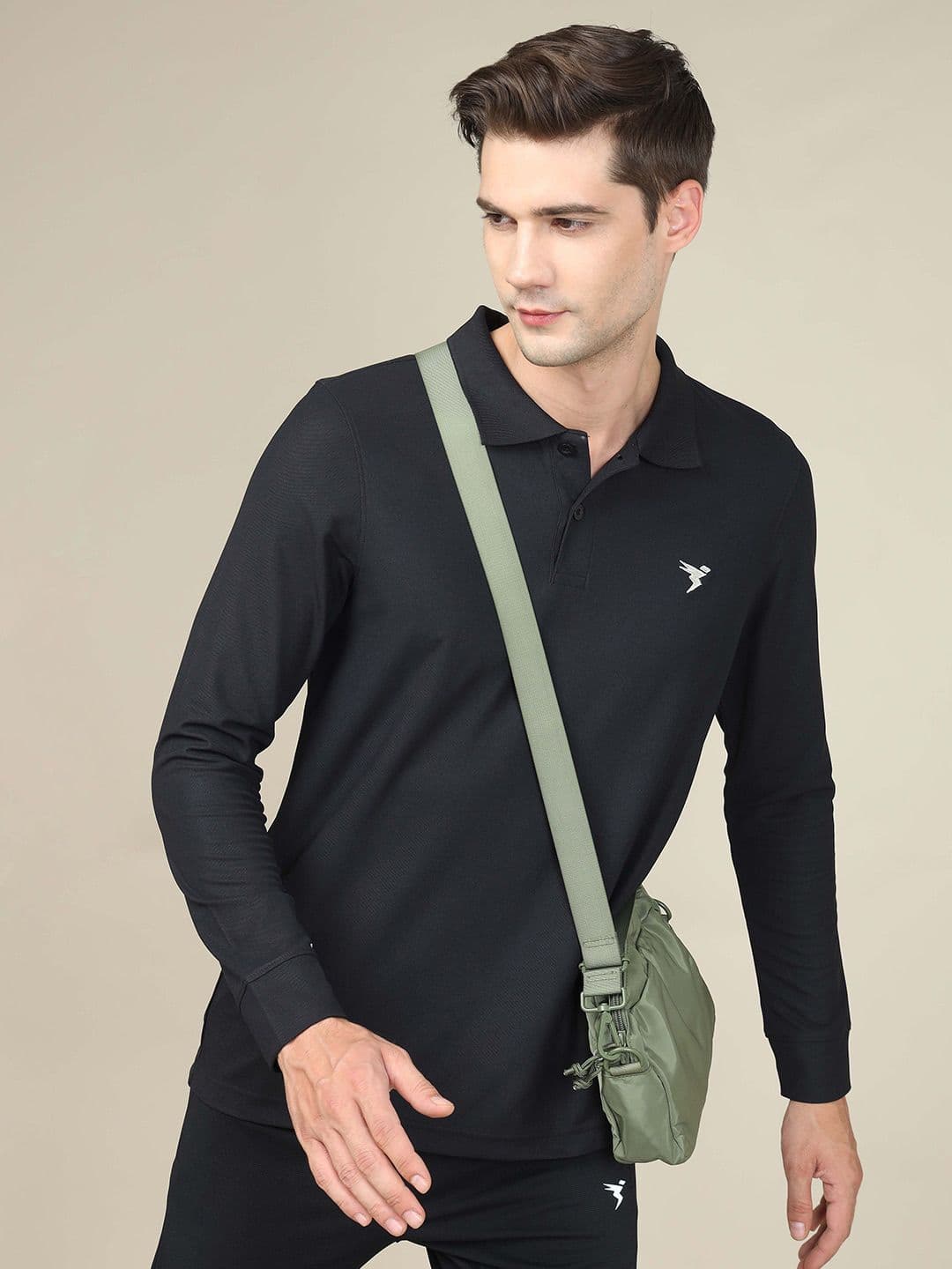 Technosport Polo Collar Slim Fit Rapid-Dry Active Sports T-Shirt - view 1