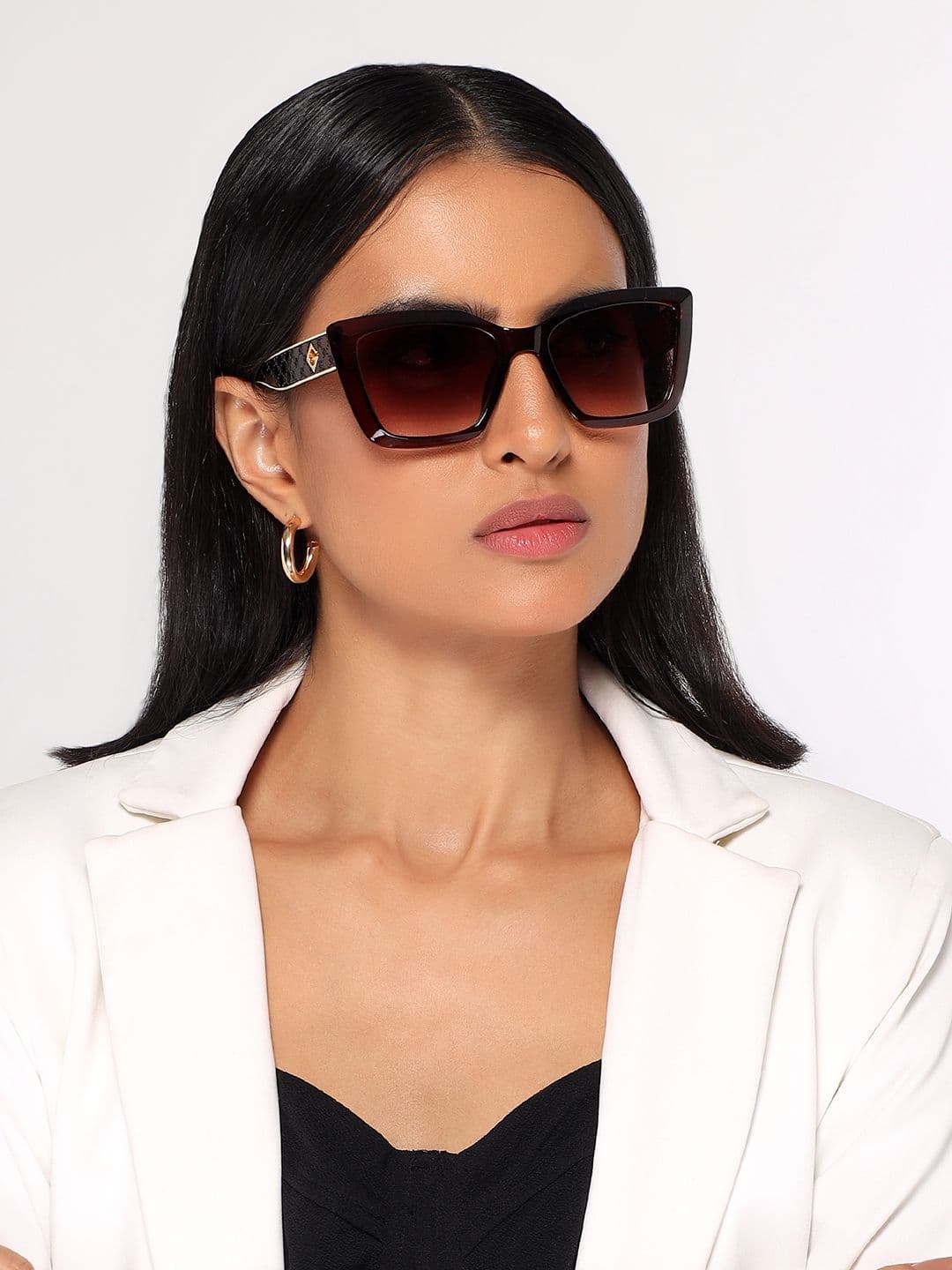 HASHTAG EYEWEAR Women Wayfarer Sunglasses with UV Protected Lens W-9095 - view 1