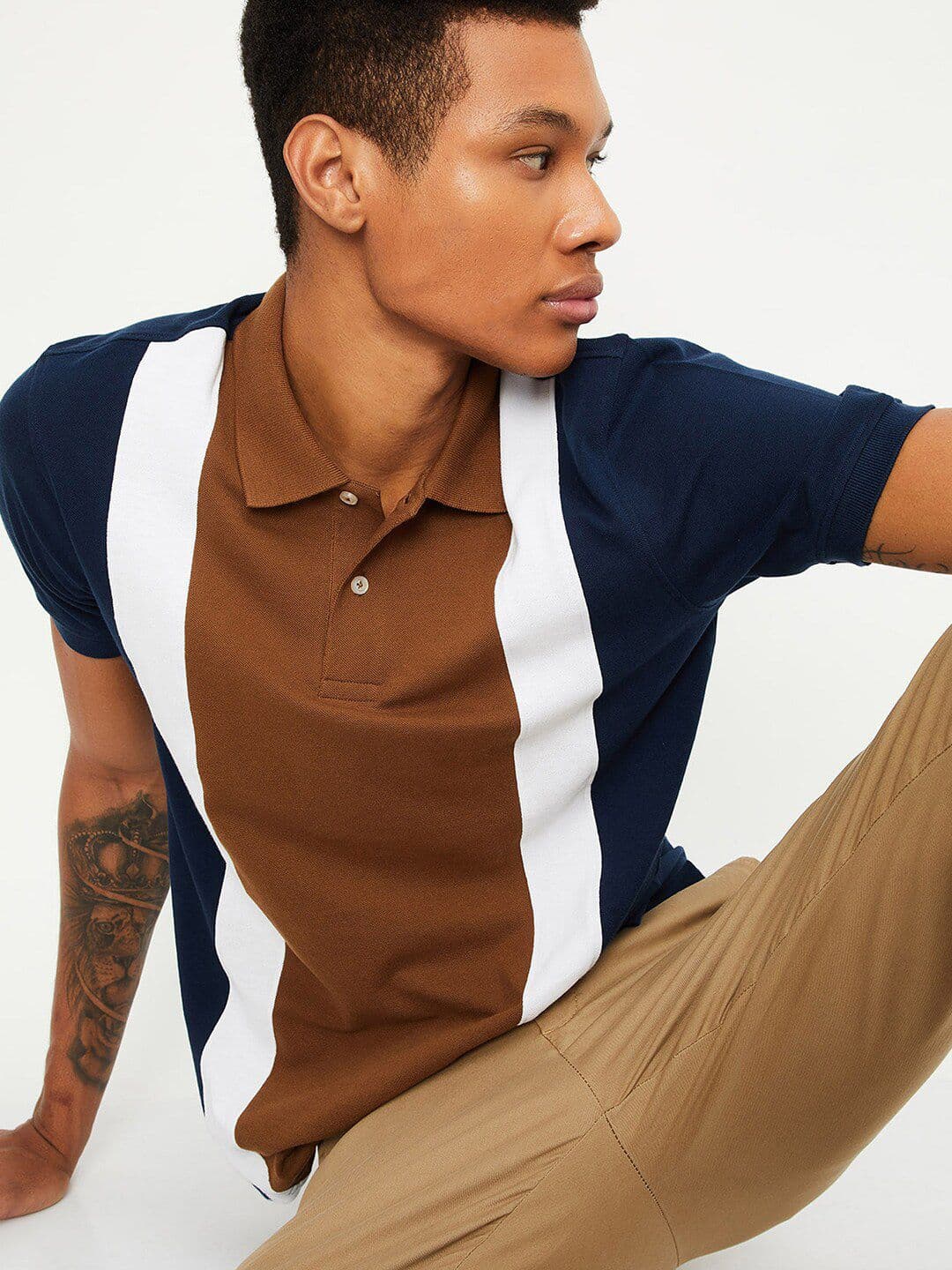 max Regular Fit Short Sleeves Round Neck Cotton T-shirt - view 1