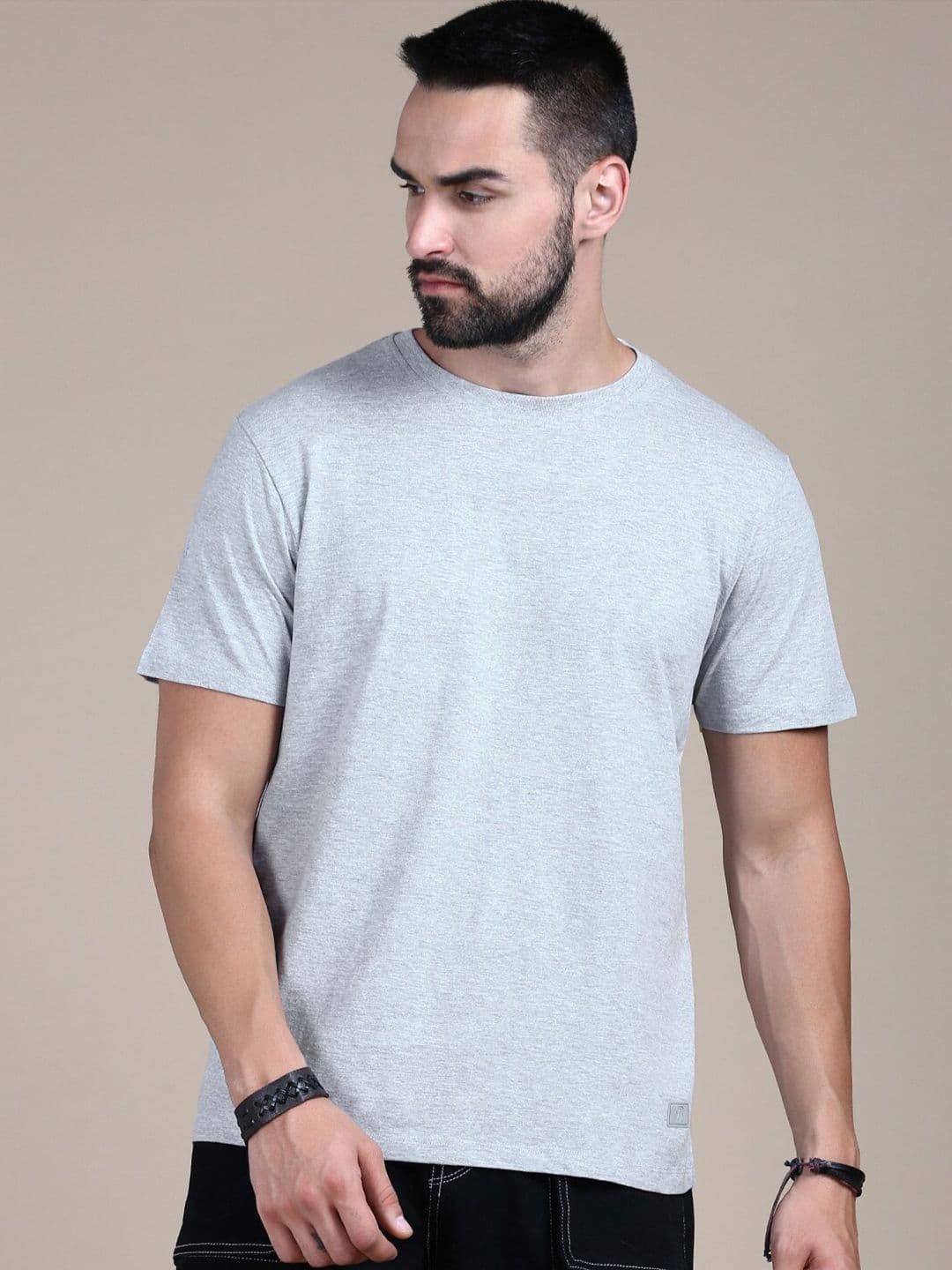 The Roadster Lifestyle Co. Round Neck Cotton T-Shirt - view 1
