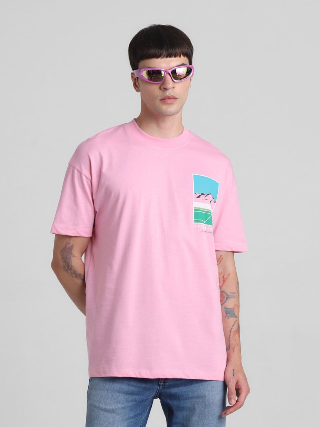 Jack & Jones Cotton Oversized T shirts - view 1