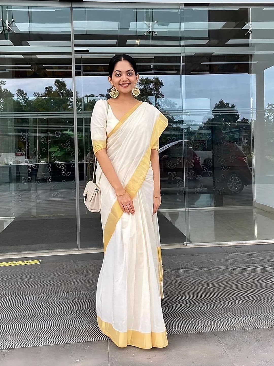 KALINI Zari Silk Cotton Kanjeevaram Saree - view 1