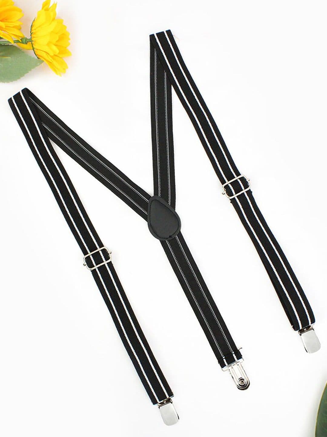 Kavove Men Striped Elastic Suspenders - view 1
