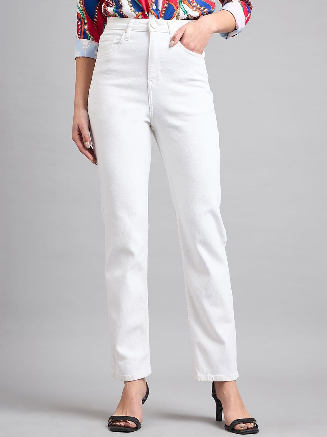 Style Quotient Women Straight Fit High-Rise Stretchable Denim Jeans - view 1