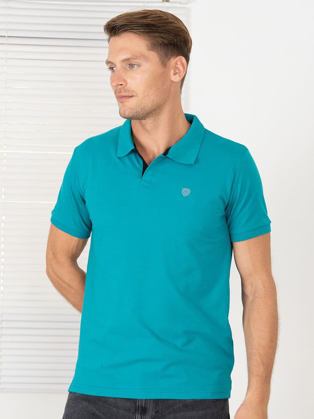 Lux Cozi Polo Collar Lounge Tshirts - view 1