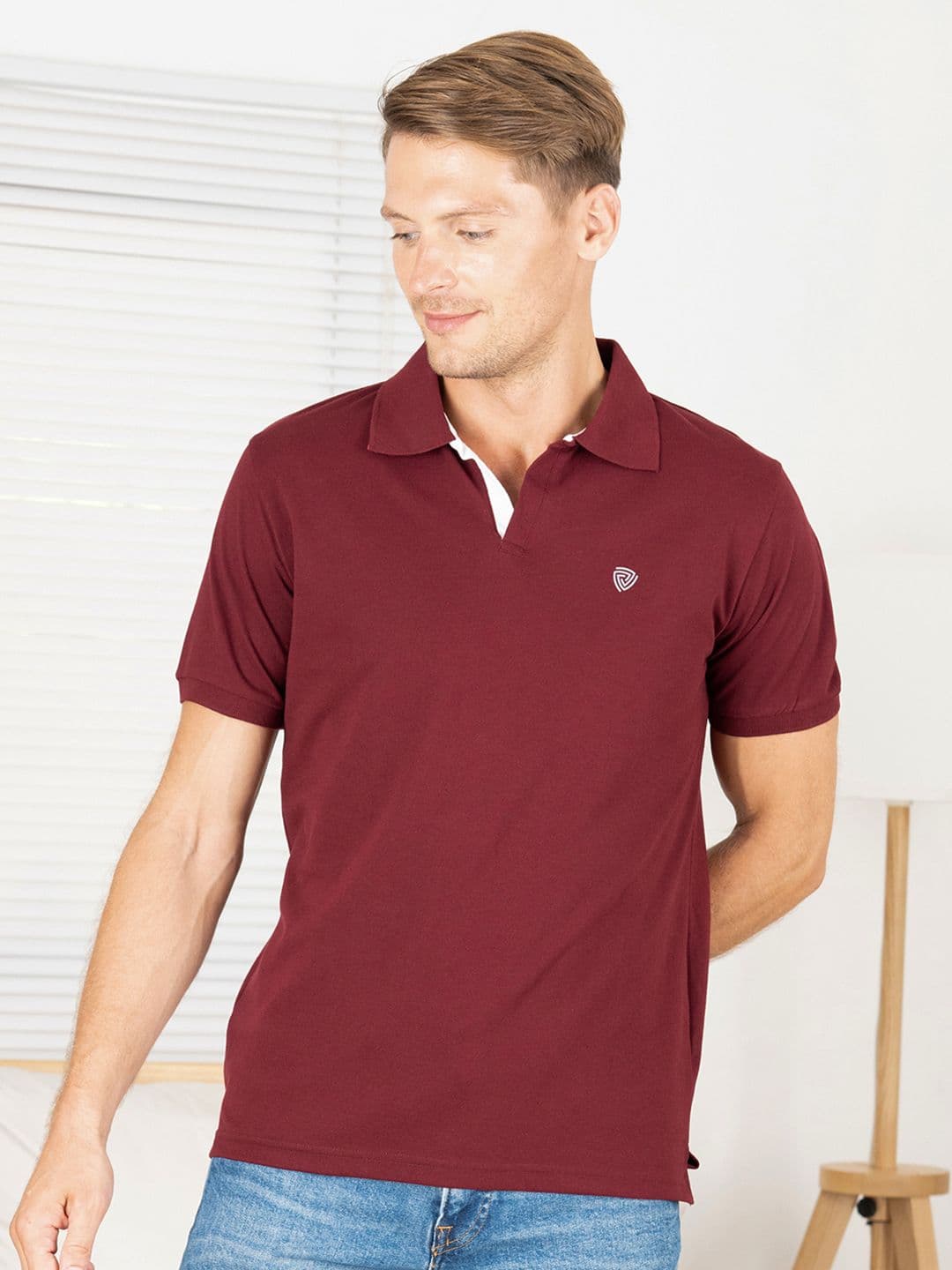 Lux Cozi Polo Collar Lounge Tshirts - view 1