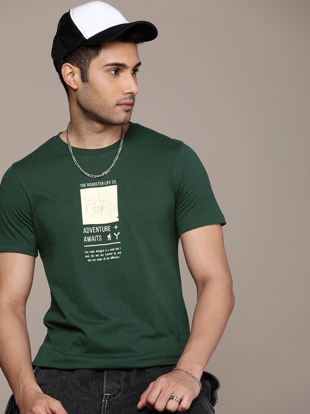 The Roadster Life Co. Typography Printed T-shirt - view 1