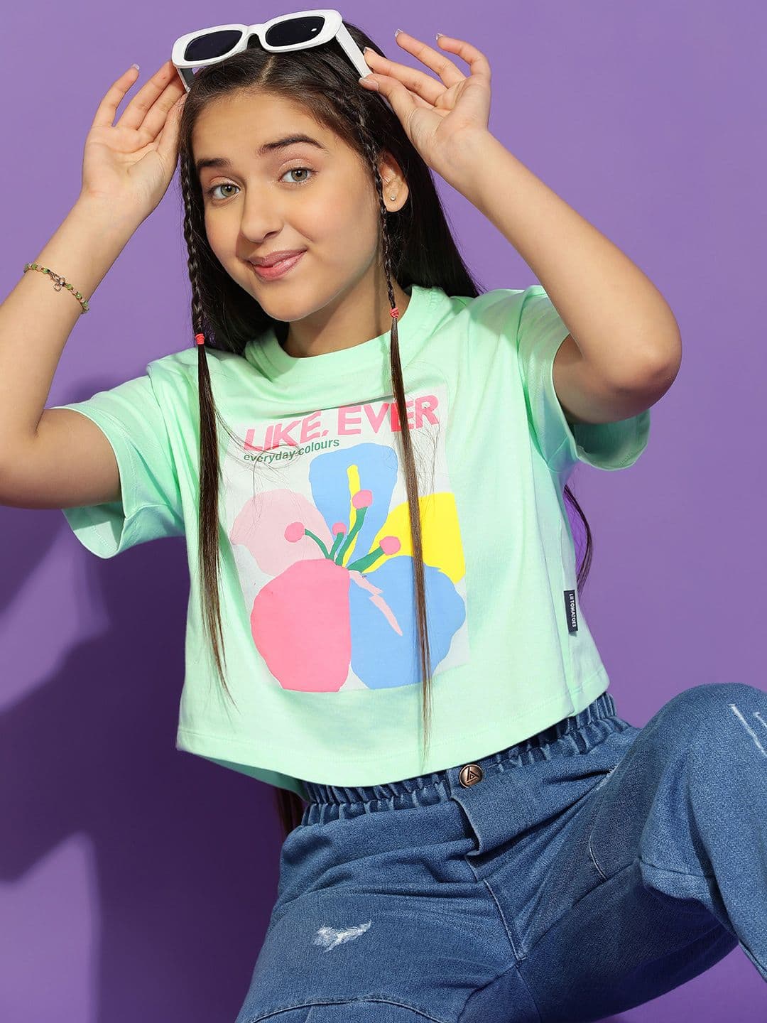 Lil Tomatoes Print Cotton Top - view 1