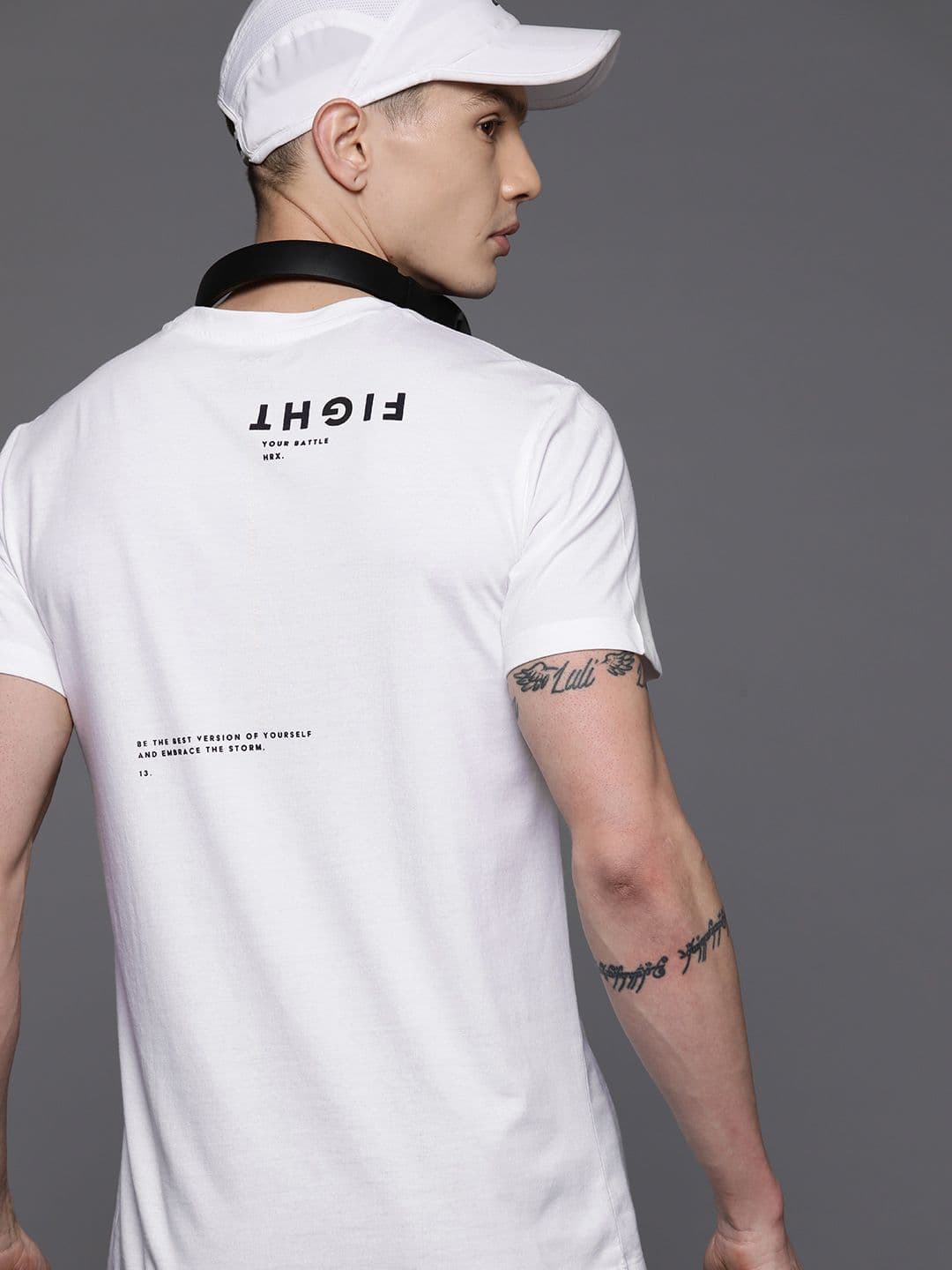HRX by Hrithik Roshan Men Typography Printed T-shirt - view 1