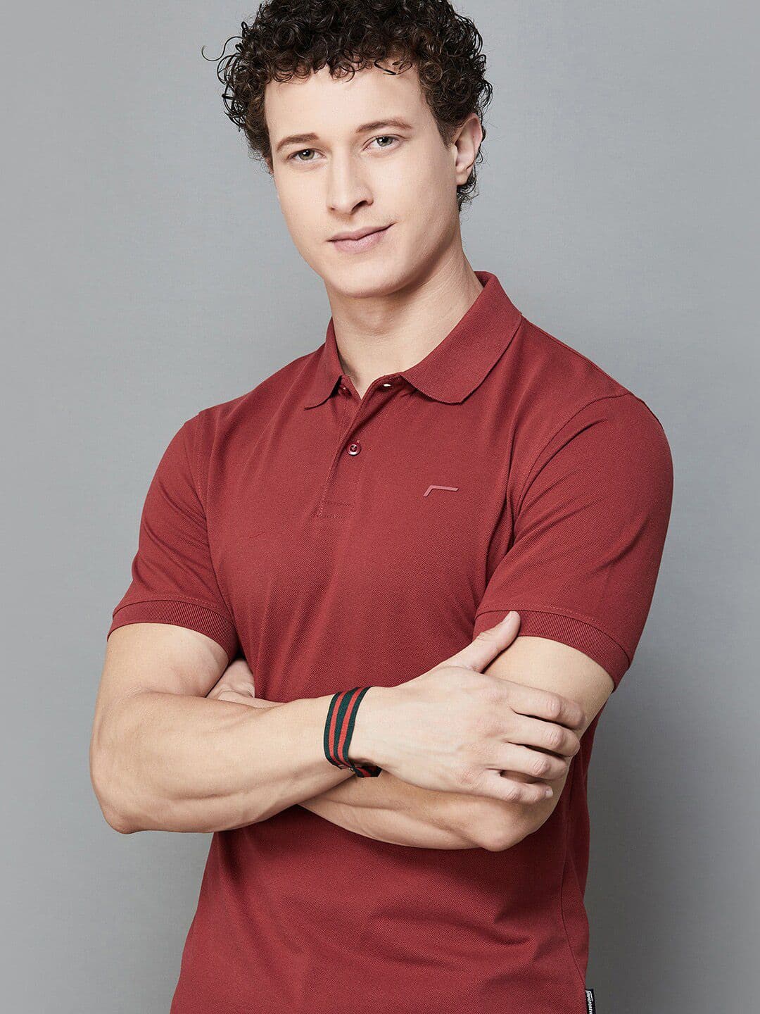 Fame Forever by Lifestyle Casual Cotton Solid Slim Fit Shirt - view 1