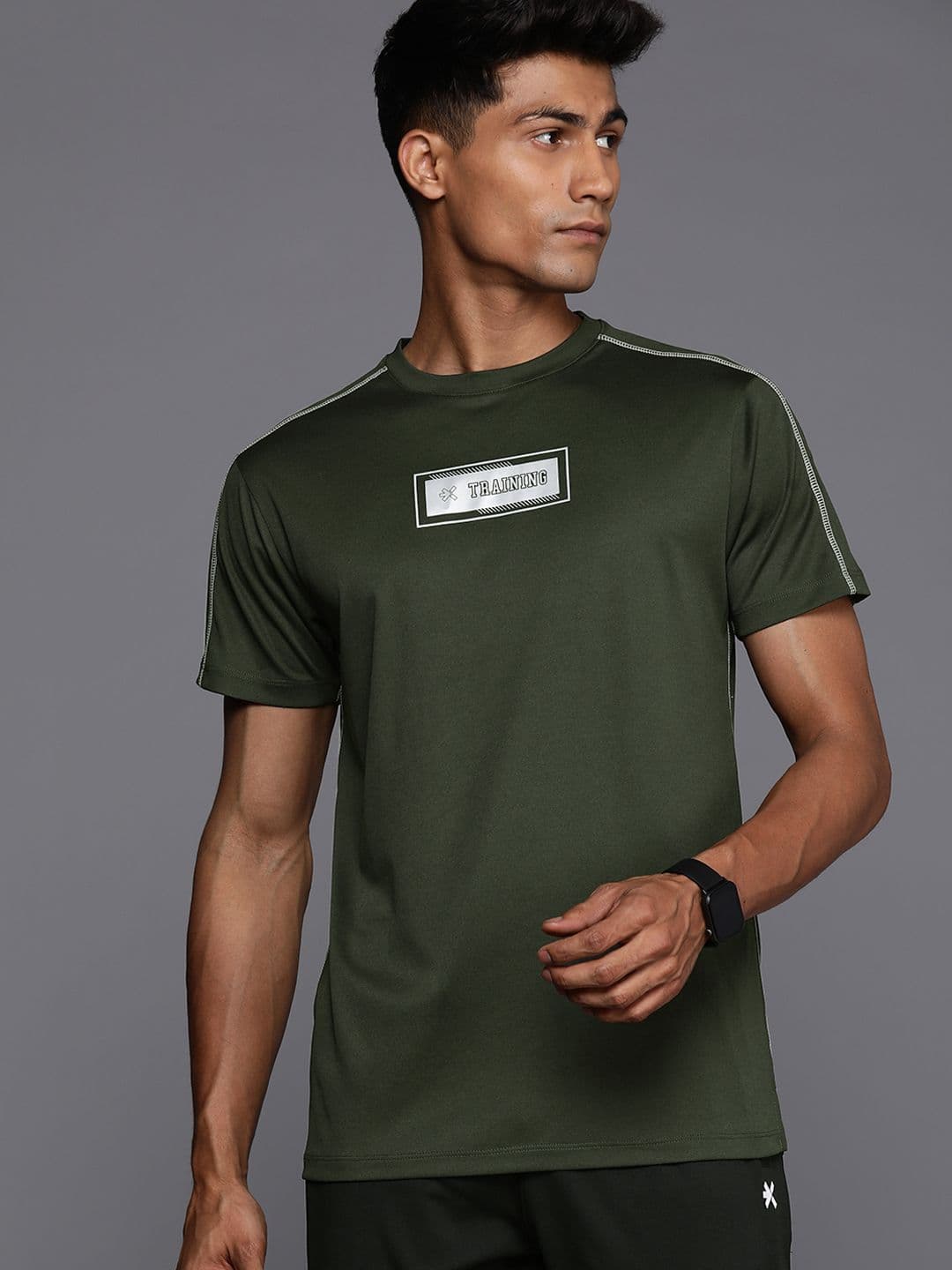 HRX by Hrithik Roshan Men Typography Printed T-shirt - view 1