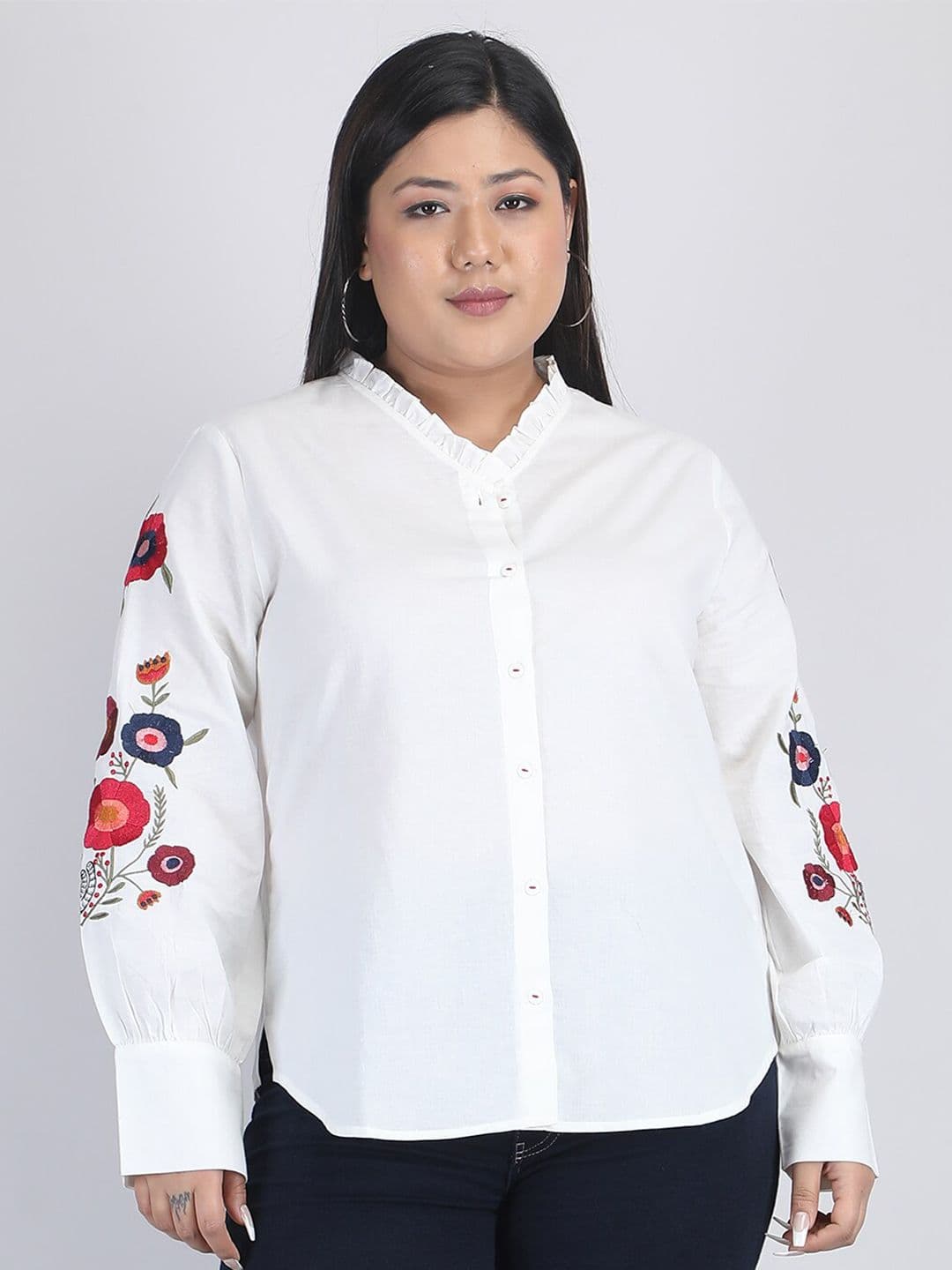 SHAYE Plus Size Women Smart Casual Shirt - view 1
