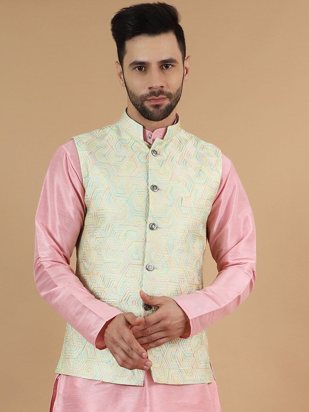 Wintage Embroidered Modi Nehru Jacket - view 1