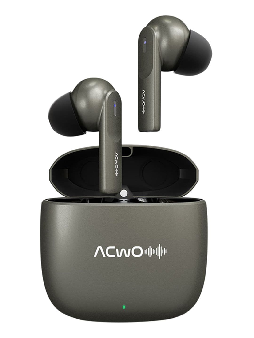 ACwO DwOTS 414 Metallic Black Metal Case 52Hrs Playtime AI-ENC Bass+Theatre Mode Earbuds - view 1