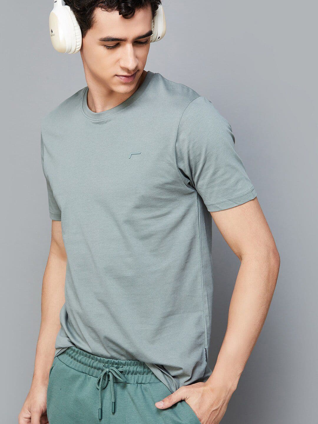 Fame Forever by Lifestyle Round Neck Cotton T-shirt - view 1