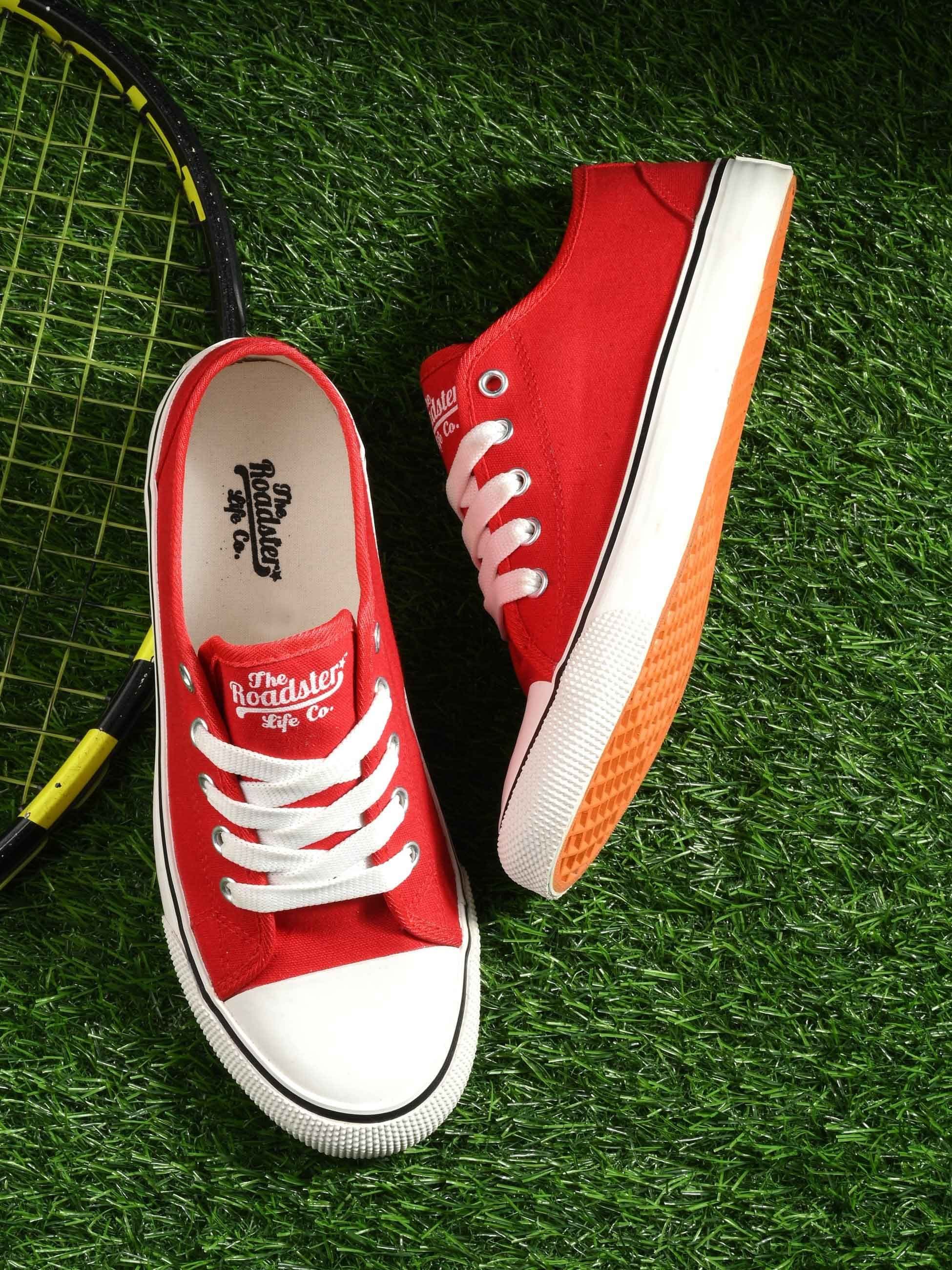 The Roadster Lifestyle Co. Women Red Round Toe Comfortable Sneakers - view 1