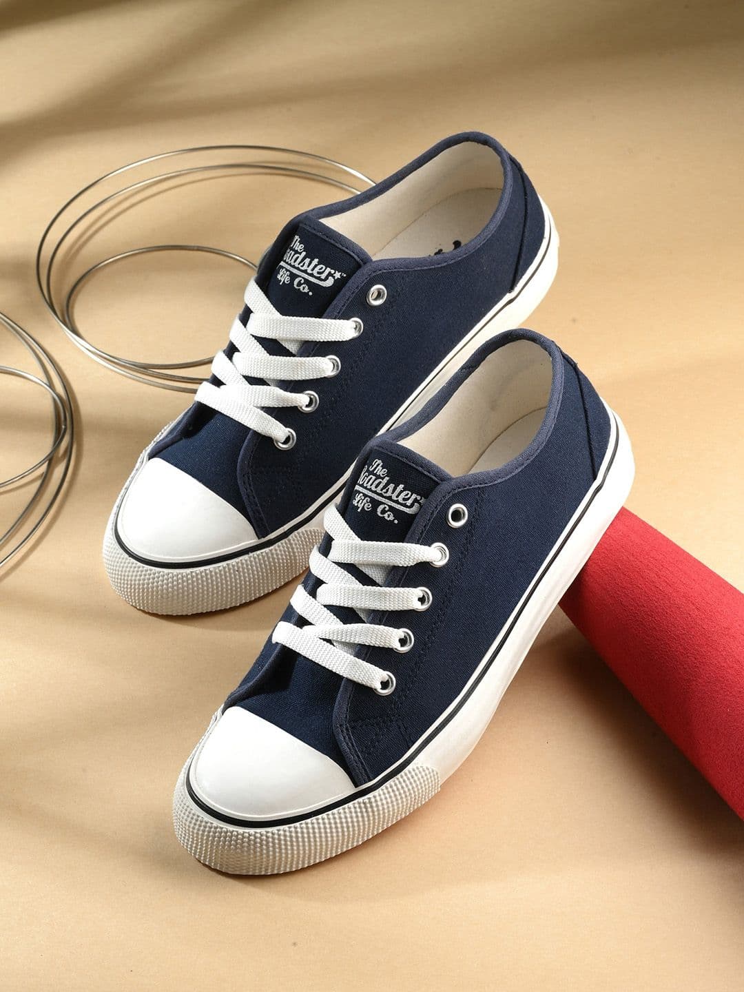 The Roadster Lifestyle Co. Women Navy Blue Colourblocked Comfortable Casual Sneakers - view 1