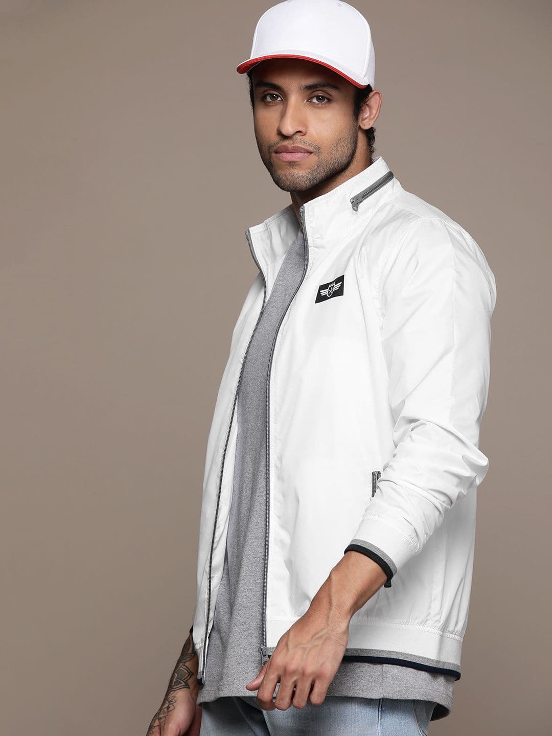 Roadster Men Windcheater Bomber Jacket - view 1