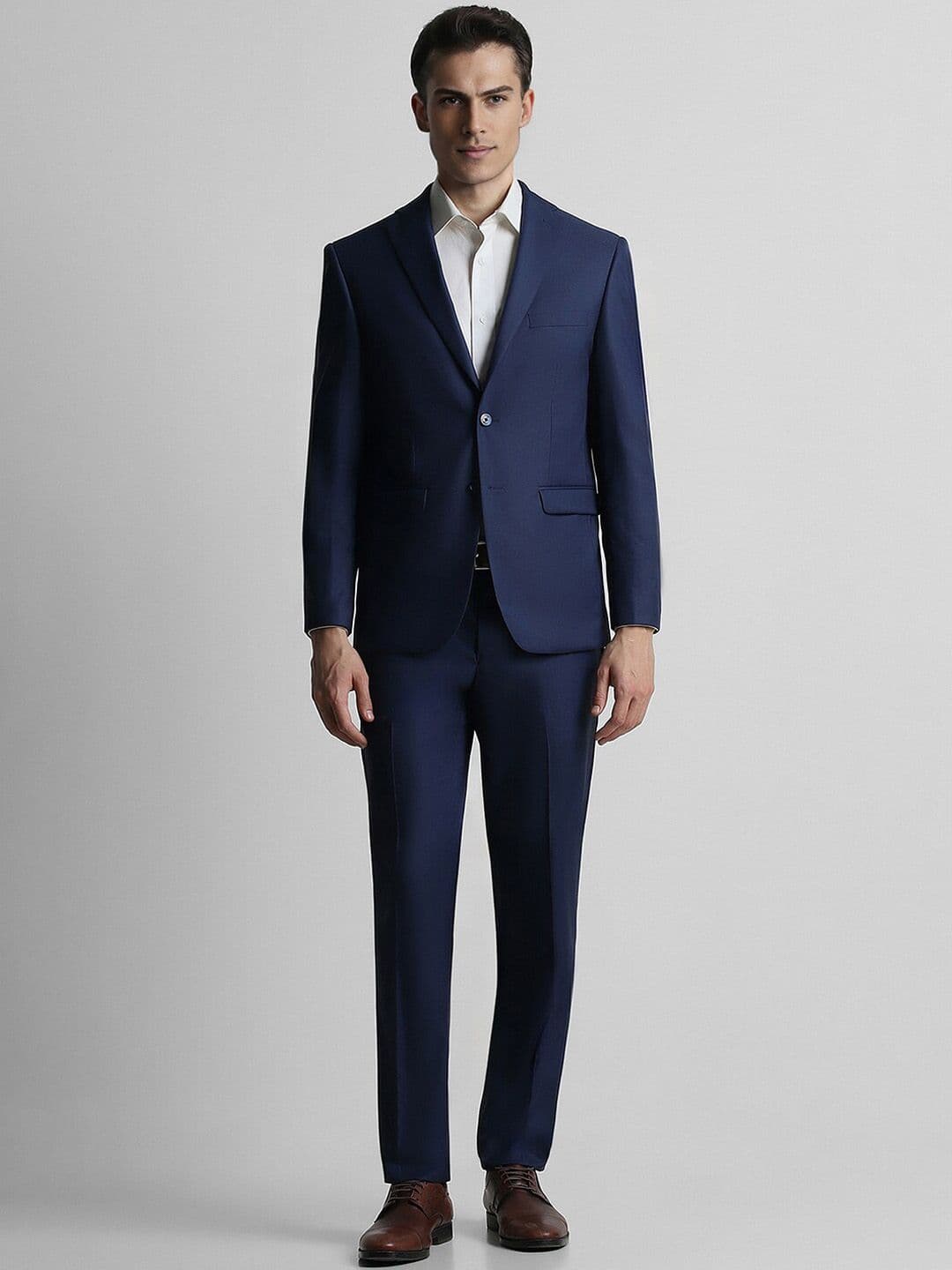 Peter England Elite Slim-Fit Two Piece Formal Suit - view 1
