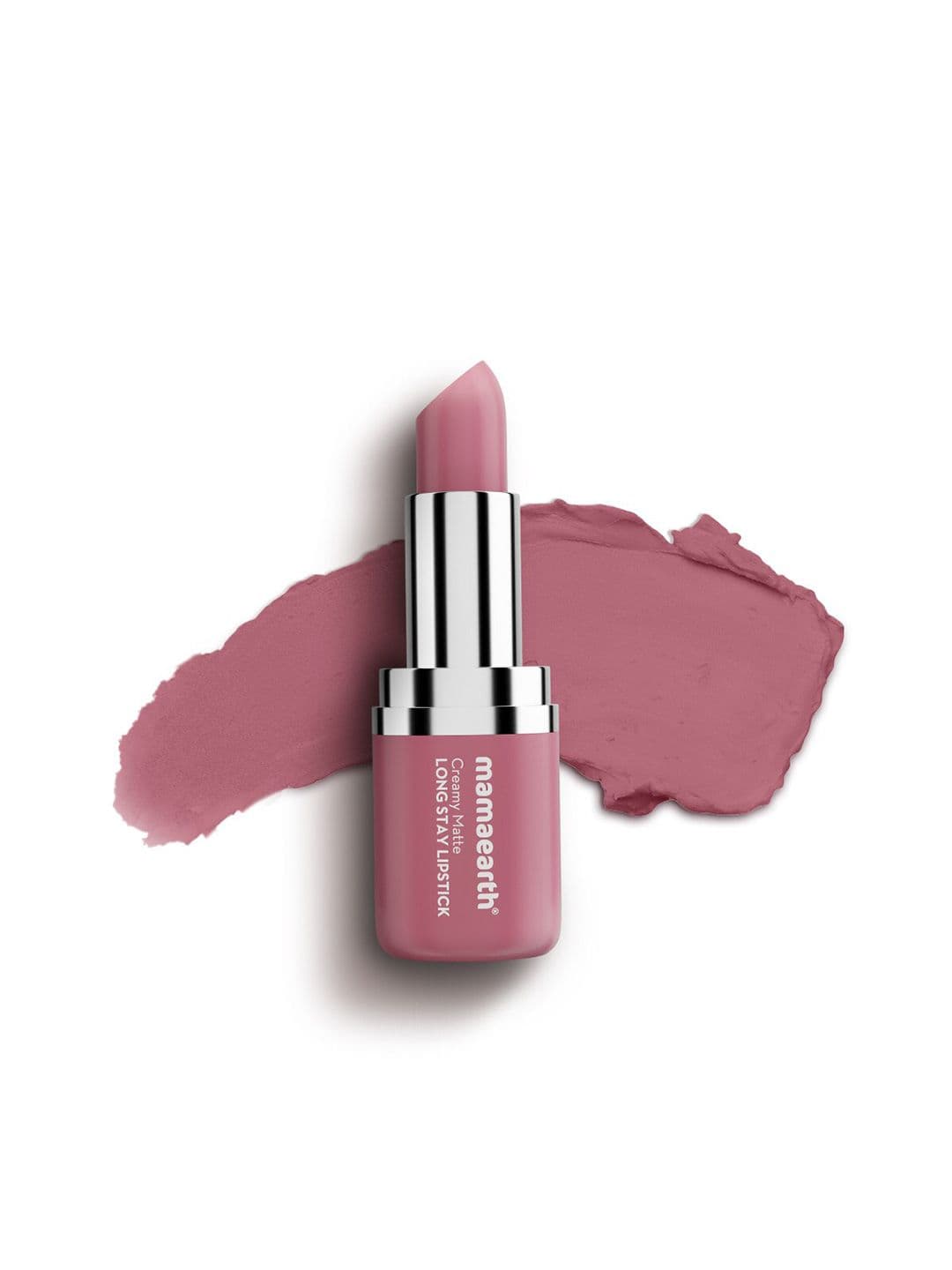 Mamaearth Creamy Matte Long Stay Lipstick With Murumuru Butter - Mauve Bloom - view 1