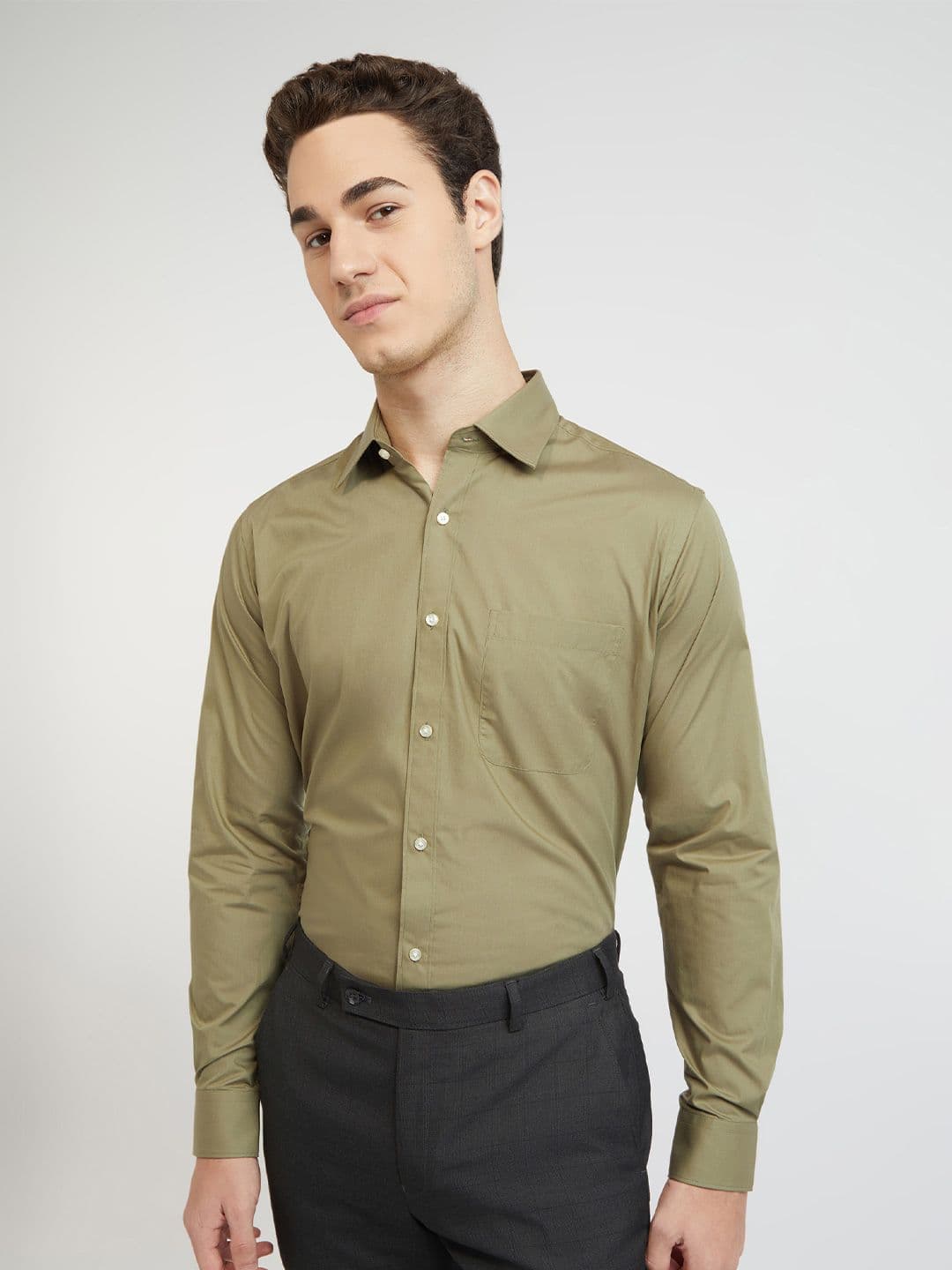 Raymond Pure Cotton Slim Fit Formal Shirt - view 1