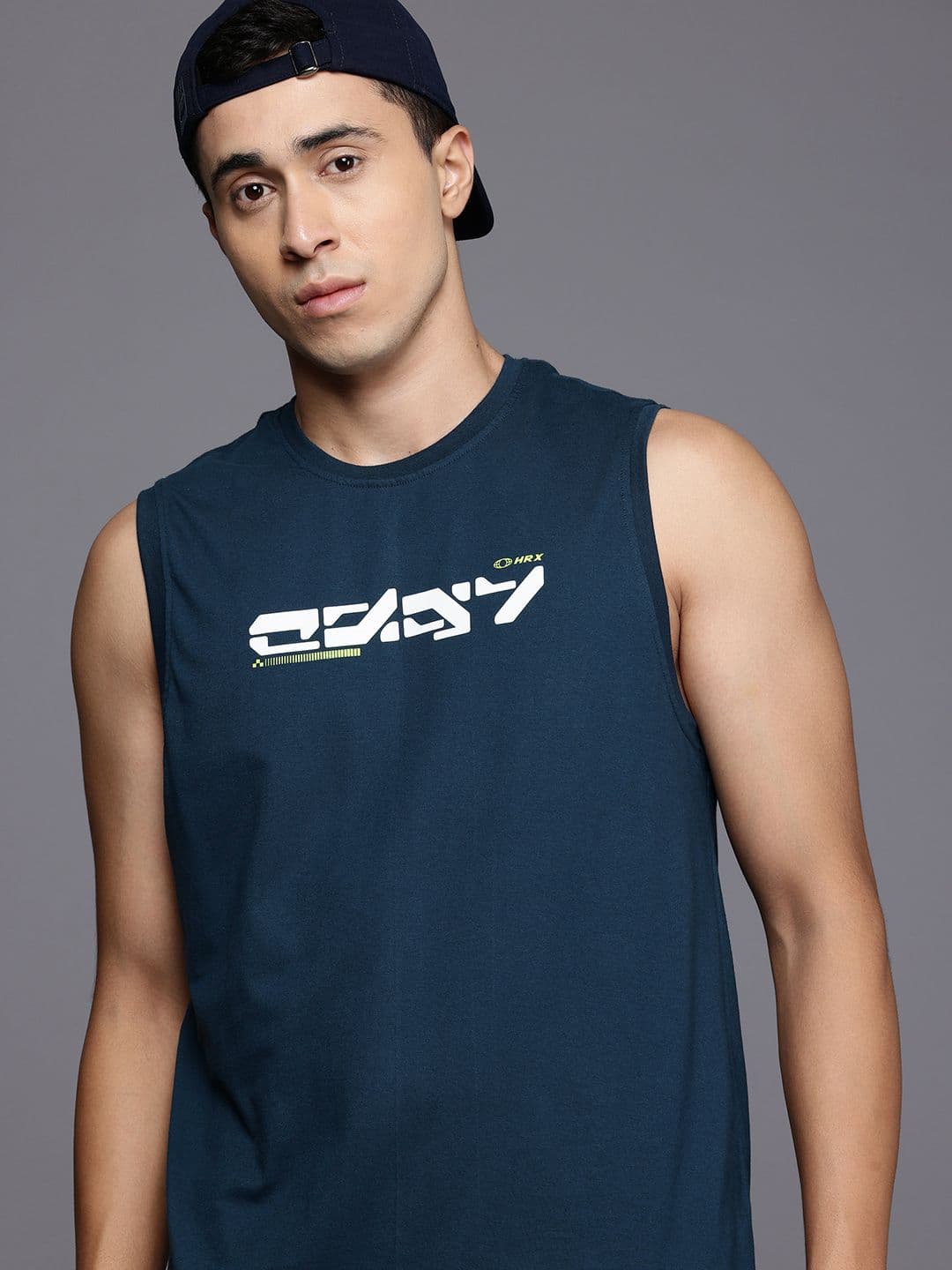 HRX by Hrithik Roshan Sleeveless Casual T-shirt - view 1