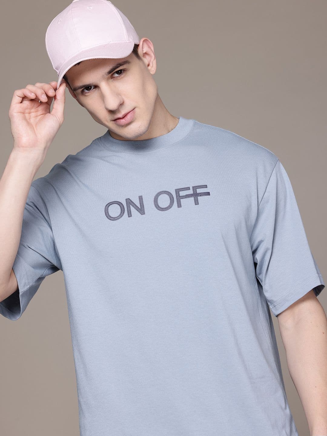 The Roadster Lifestyle Co. Printed Drop-Shoulder Oversize T-shirt - view 1