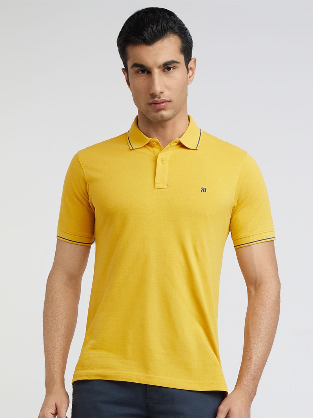 Raymond Polo Collar Pure Cotton T-shirt - view 1