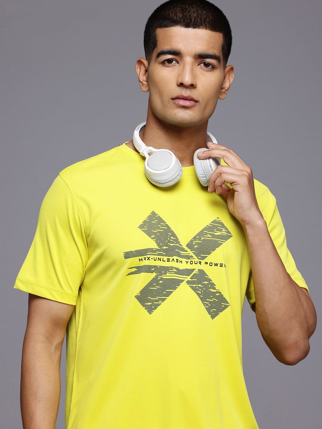 HRX by Hrithik Roshan Men Brand Logo Printed T-shirt - view 1